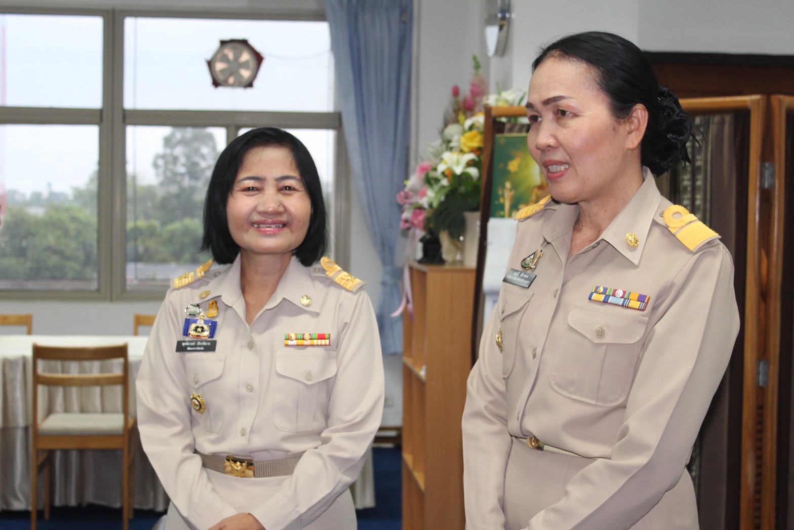 พช.ยโสธร ต้อนรับข้าราชการที่ย้ายมาปฏิบัติหน้าที่ ณ สำนักงานพัฒนาชุมชนจังหวัดยโสธร