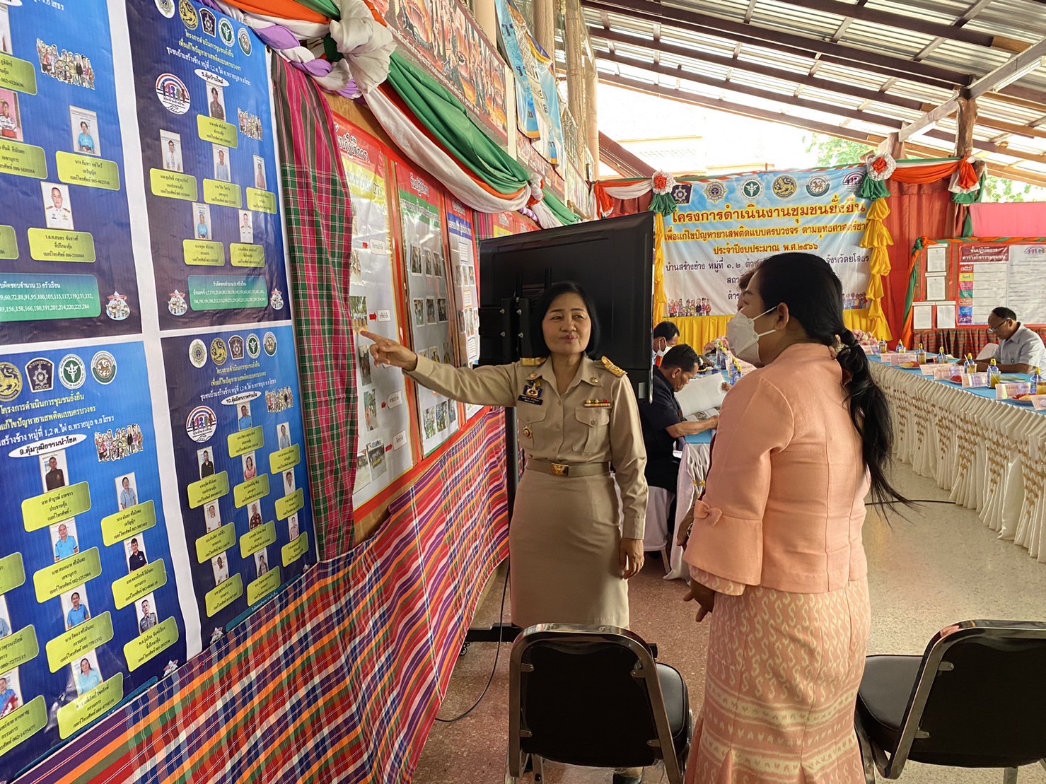 พช.ยโสธร ร่วมต้อนรับคณะตรวจเยี่ยมโครงการชุมชนยั่งยืน เพื่อแก้ไขปัญหายาเสพติดแบบครบวงจร ตามยุทธศาสตร์ชาติ ในพื้นที่อำเภอทรายมูล จังหวัดยโสธร