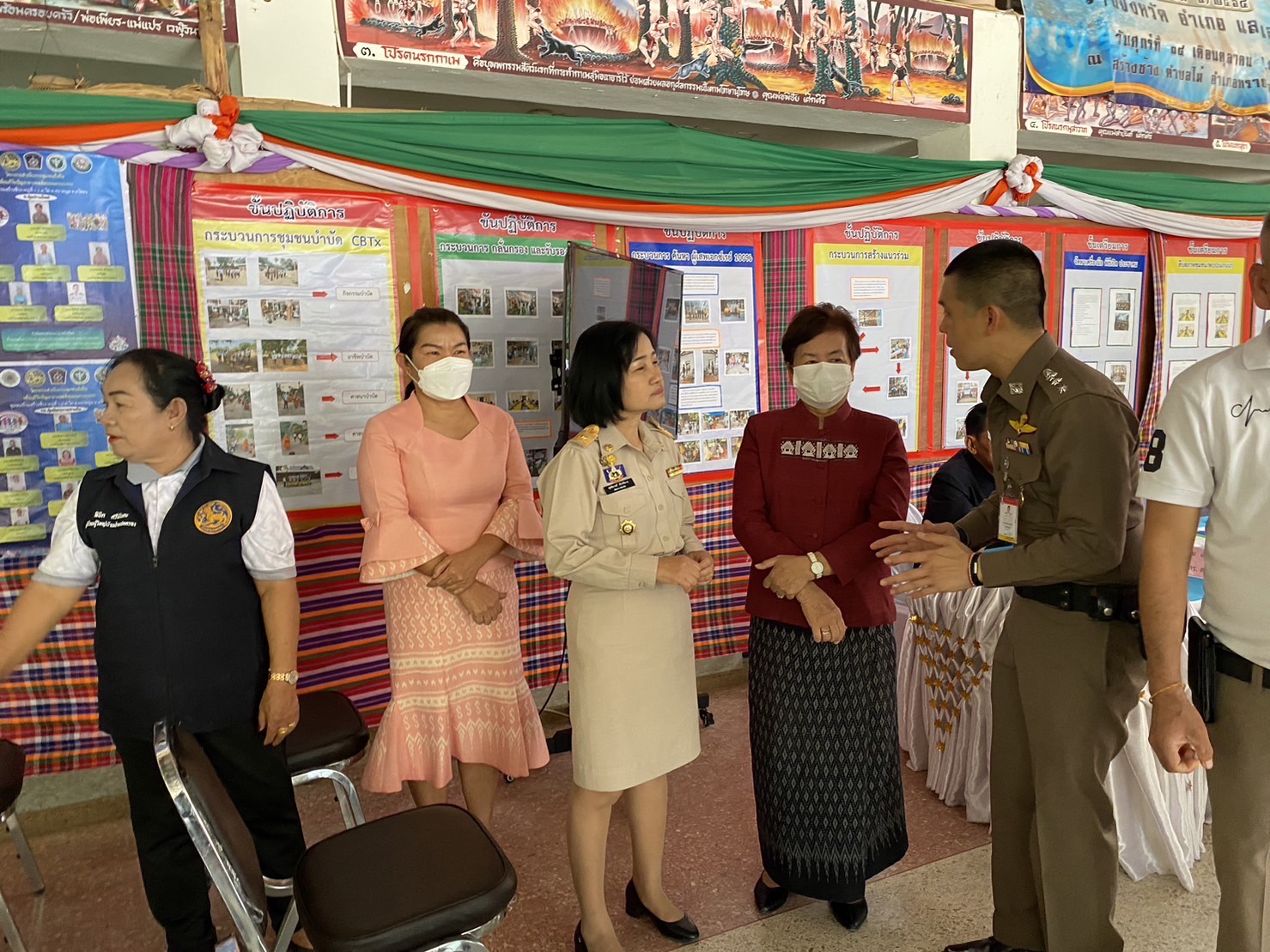 พช.ยโสธร ร่วมต้อนรับคณะตรวจเยี่ยมโครงการชุมชนยั่งยืน เพื่อแก้ไขปัญหายาเสพติดแบบครบวงจร ตามยุทธศาสตร์ชาติ ในพื้นที่อำเภอทรายมูล จังหวัดยโสธร
