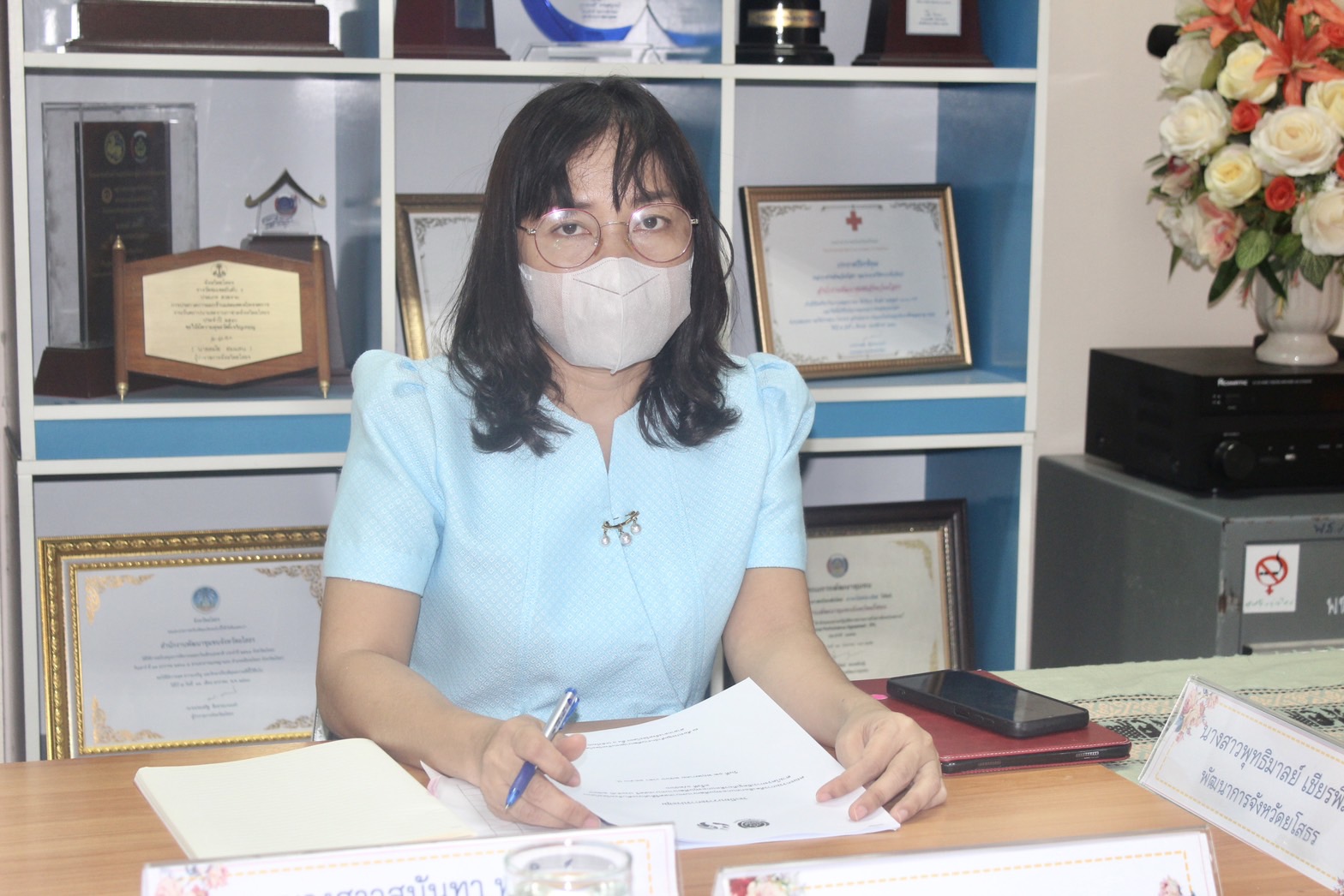 พช.ยโสธรประชุมคณะกรรมการคัดเลือกคนกองทุนพัฒนาบทบาทสตรีดีเด่น ระดับจังหวัดยโสธร วันที่ 12 พฤษภาคม 2566