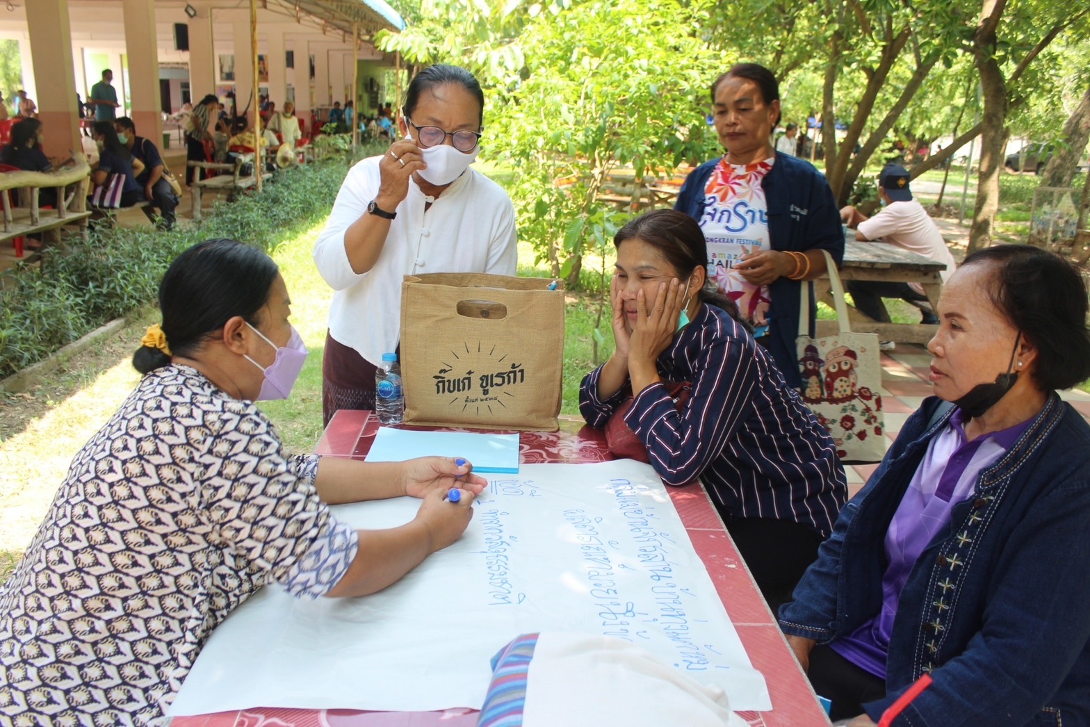 พช.ยโสธร ติดตามการดำเนินกิจกรรมยกระดับการพัฒนาผลิตภัณฑ์จากภูมิปัญญาท้องถิ่นให้เป็นเอกลักษณ์และได้มาตรฐาน รุ่นที่ 2 ณ วิทยาลัยเทคโนโลยีศรีพิพัฒน์อินเตอร์ ตำบลกุดชุม อำเภอกุดชุม จังหวัดยโสธร