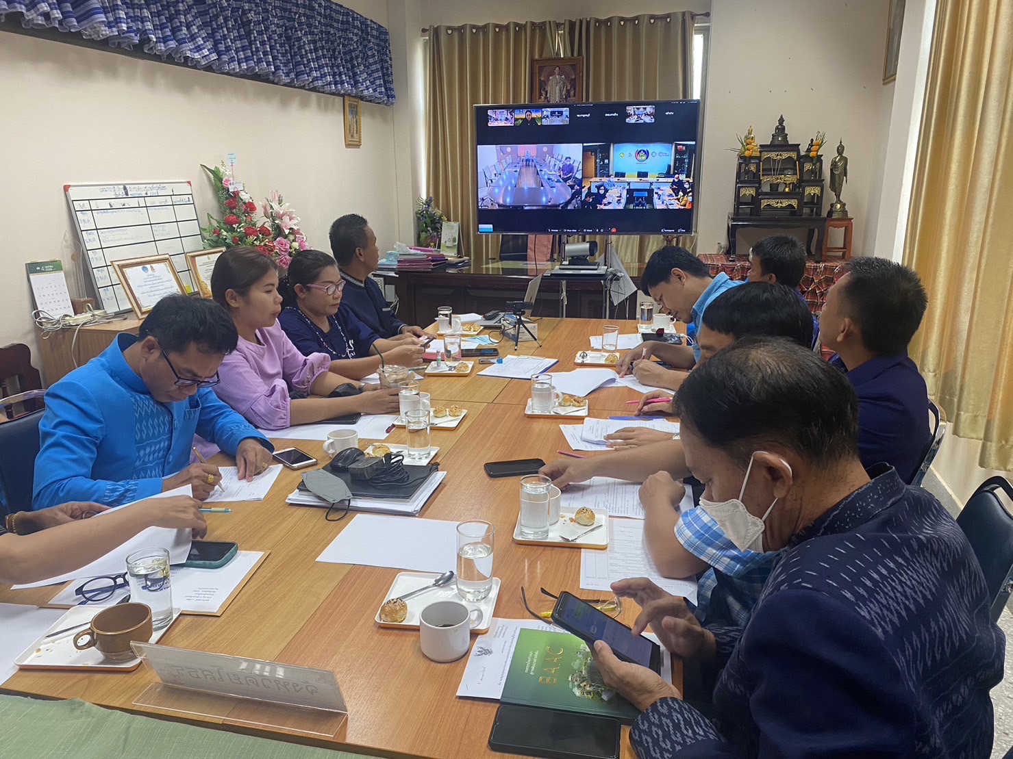 พช.ยโสธร เข้าร่วมการประชุมสร้างความเข้าใจการขับเคลื่อนการขจัดความยากจนและพัฒนาคนทุกช่วงวัยอย่างยั่งยืน ตามหลักปรัชญาของเศรษฐกิจพอเพียง