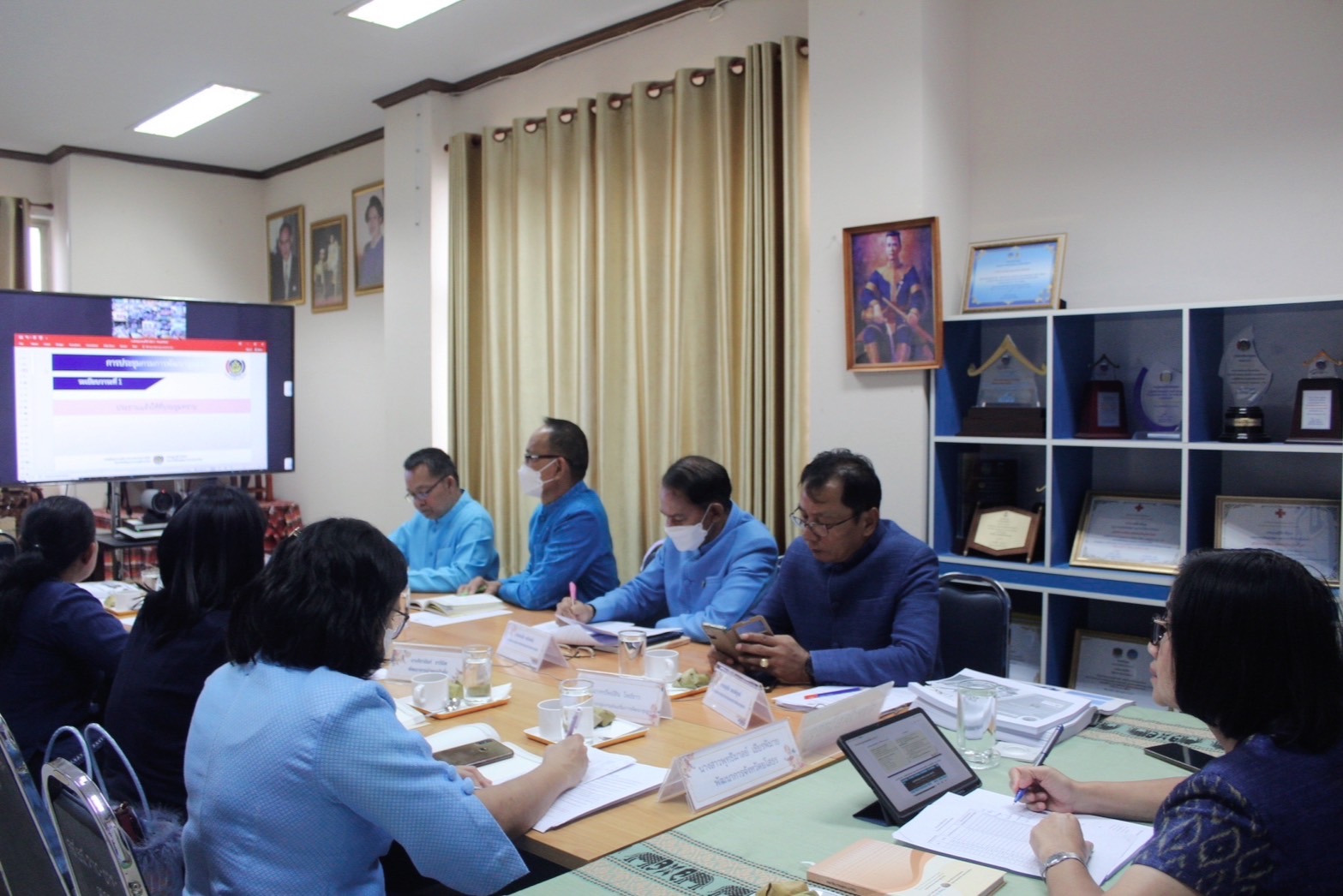 ?พช.ยโสธร ร่วมประชุมกรมการพัฒนาชุมชน ประจำเดือนพฤษภาคม 2566 ผ่านระบบการประชุมทางไกล ขับเคลื่อนงานภารกิจสำคัญของกรมการพัฒนาชุมชน ณ ห้องประชุมสำนักงานพัฒนาชุมชนจังหวัดยโสธร ชั้น 4 ศาลากลางจังหวัดยโสธร (หลังใหม่)