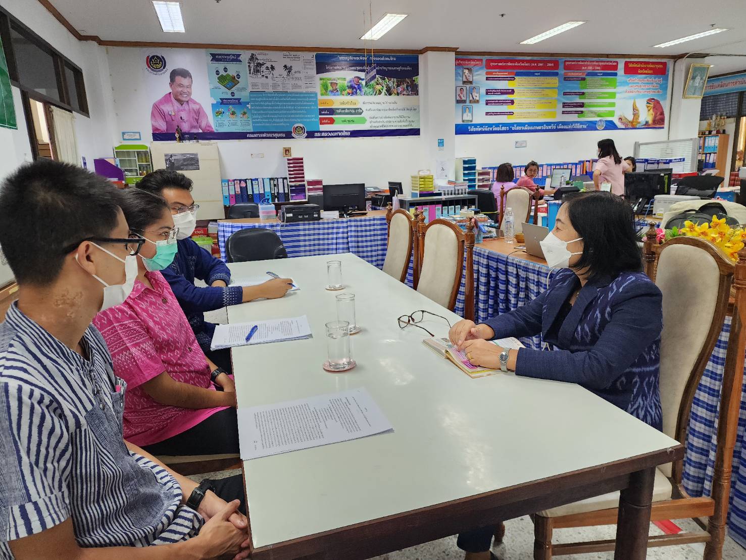 พช.ยโสธร ร่วมเสริมสร้างทักษะและการฝึกประสบการณ์จริงของข้าราชการสำนักปลัด กระทรวงมหาดไทย จำนวน 3 ราย