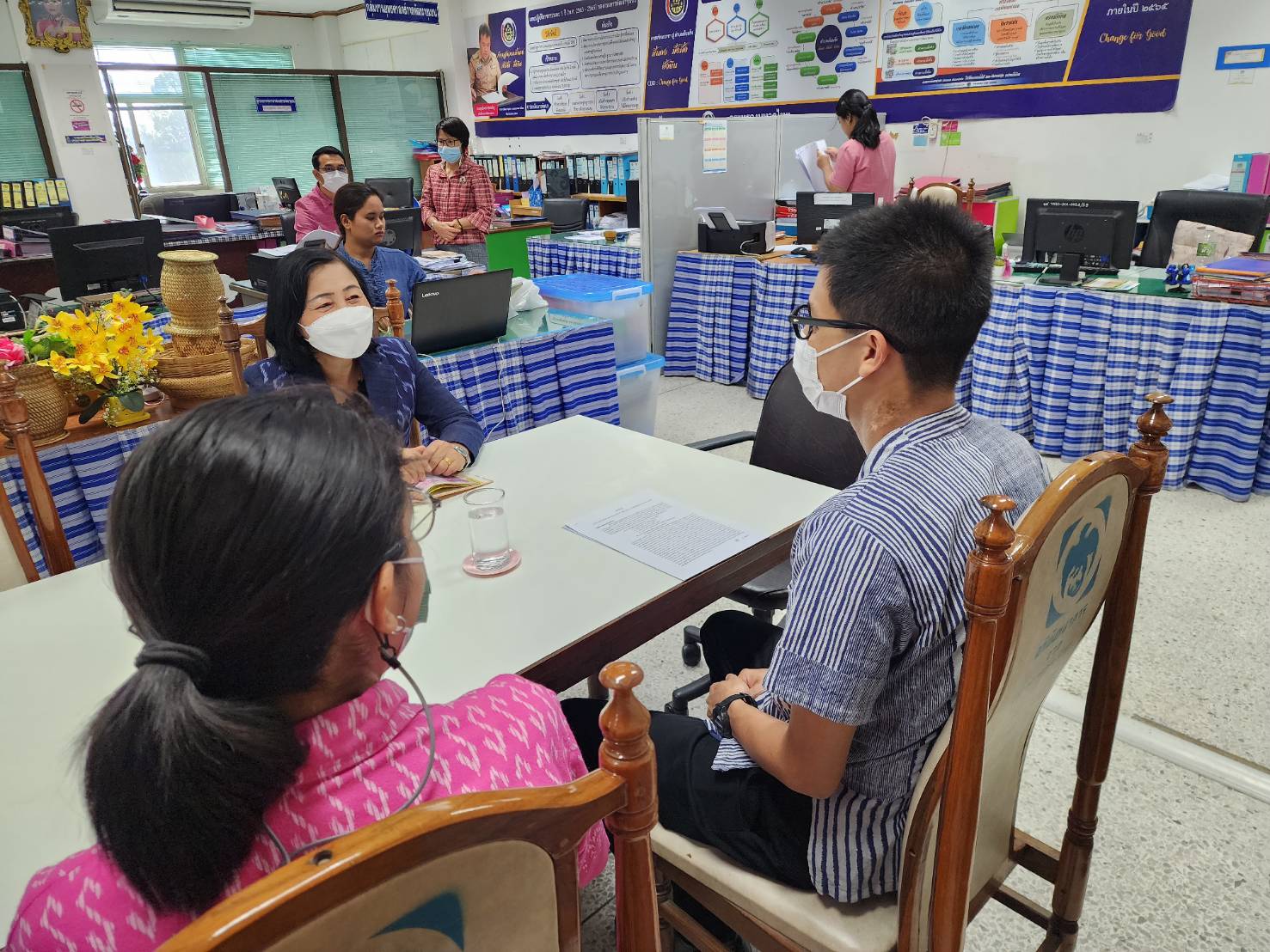 พช.ยโสธร ร่วมเสริมสร้างทักษะและการฝึกประสบการณ์จริงของข้าราชการสำนักปลัด กระทรวงมหาดไทย จำนวน 3 ราย