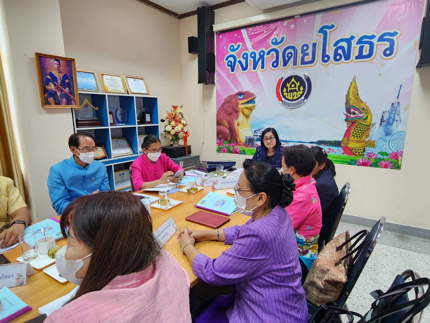 พช.ยโสธร ประชุมอนุกรรมการตรวจประเมินเพื่อการรับรองมาตรฐานการพัฒนาชุมชน (มชช.) ประจำปี 2566 ผ่านระบบออนไลน์ Cisco Webex