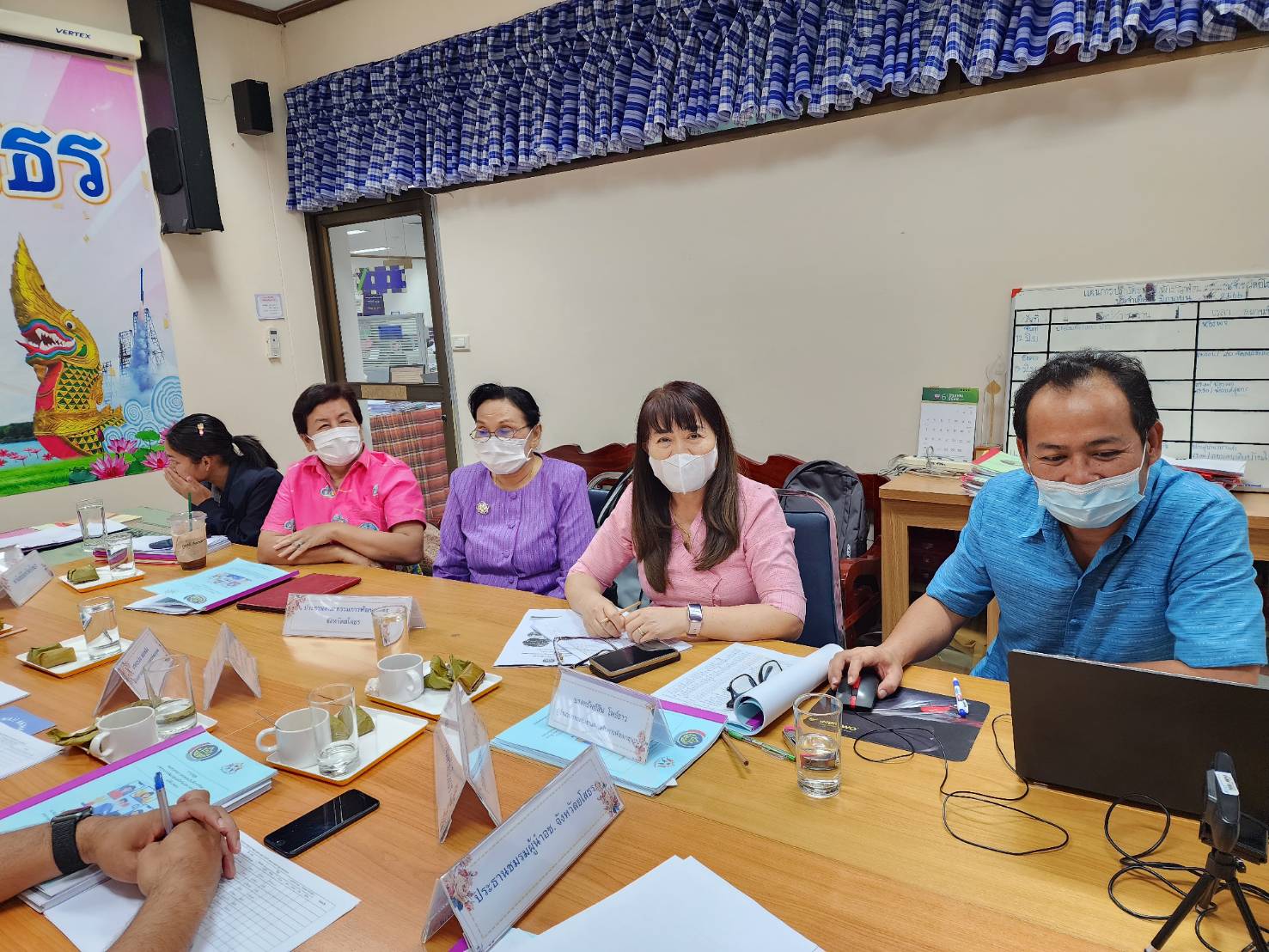 พช.ยโสธร ประชุมอนุกรรมการตรวจประเมินเพื่อการรับรองมาตรฐานการพัฒนาชุมชน (มชช.) ประจำปี 2566 ผ่านระบบออนไลน์ Cisco Webex