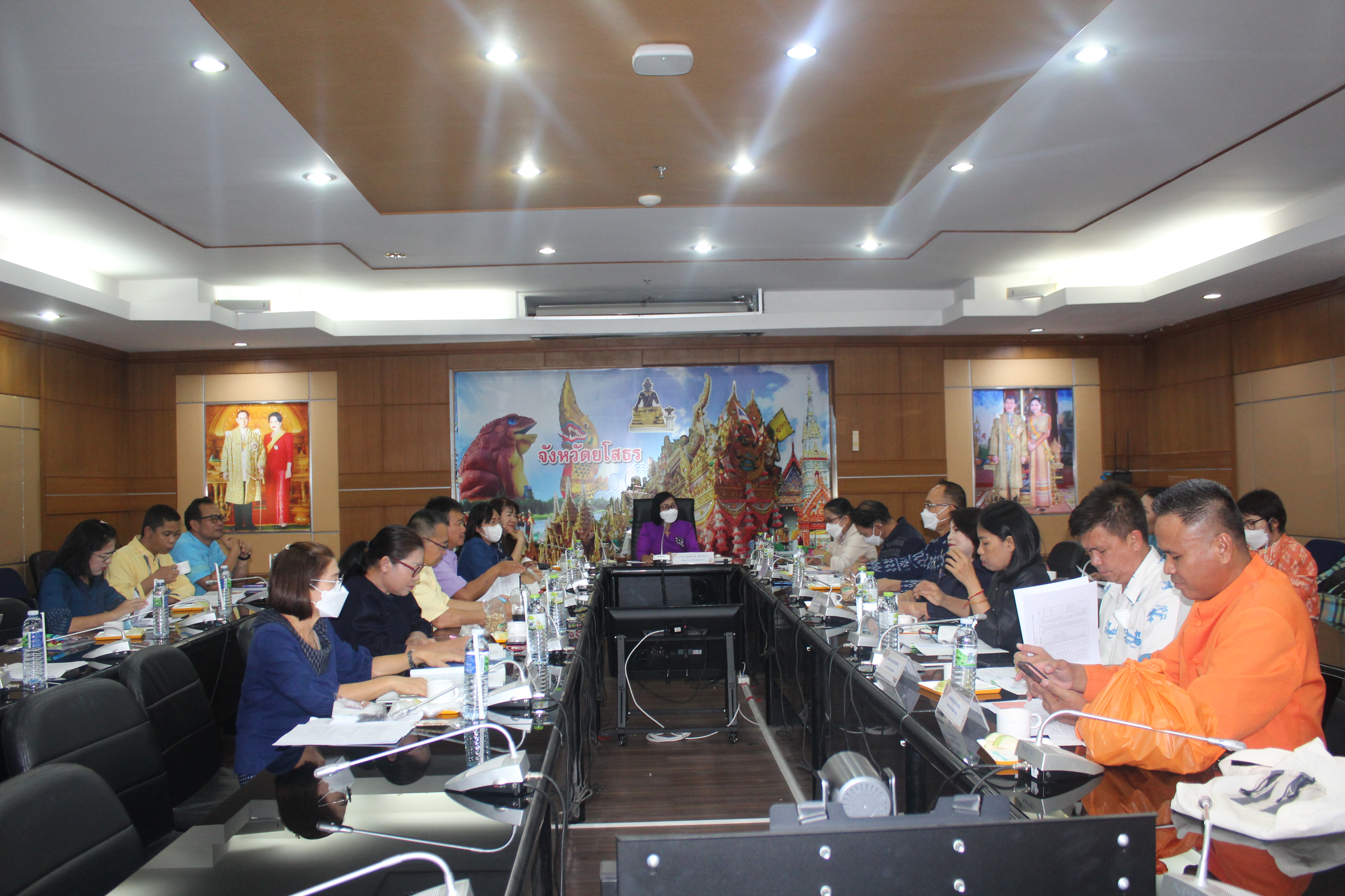 ?พช.ยโสธร ประชุมผู้บริหารและเจ้าหน้าที่พัฒนาชุมชนสังกัดสำนักงานพัฒนาชุมชนจัง หวัดยโสธร  ครั้งที่ 6/ 2566