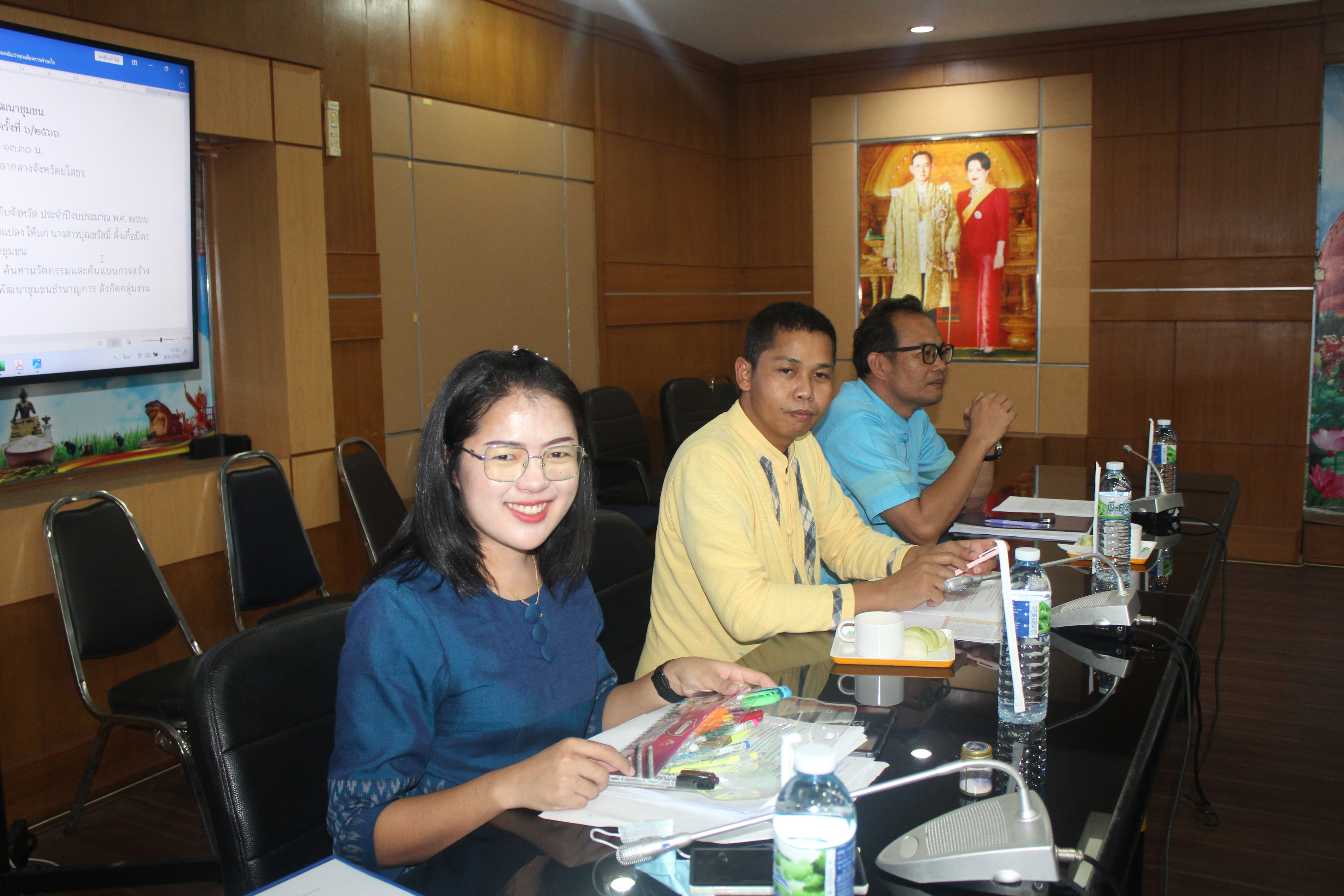 ?พช.ยโสธร ประชุมผู้บริหารและเจ้าหน้าที่พัฒนาชุมชนสังกัดสำนักงานพัฒนาชุมชนจัง หวัดยโสธร  ครั้งที่ 6/ 2566