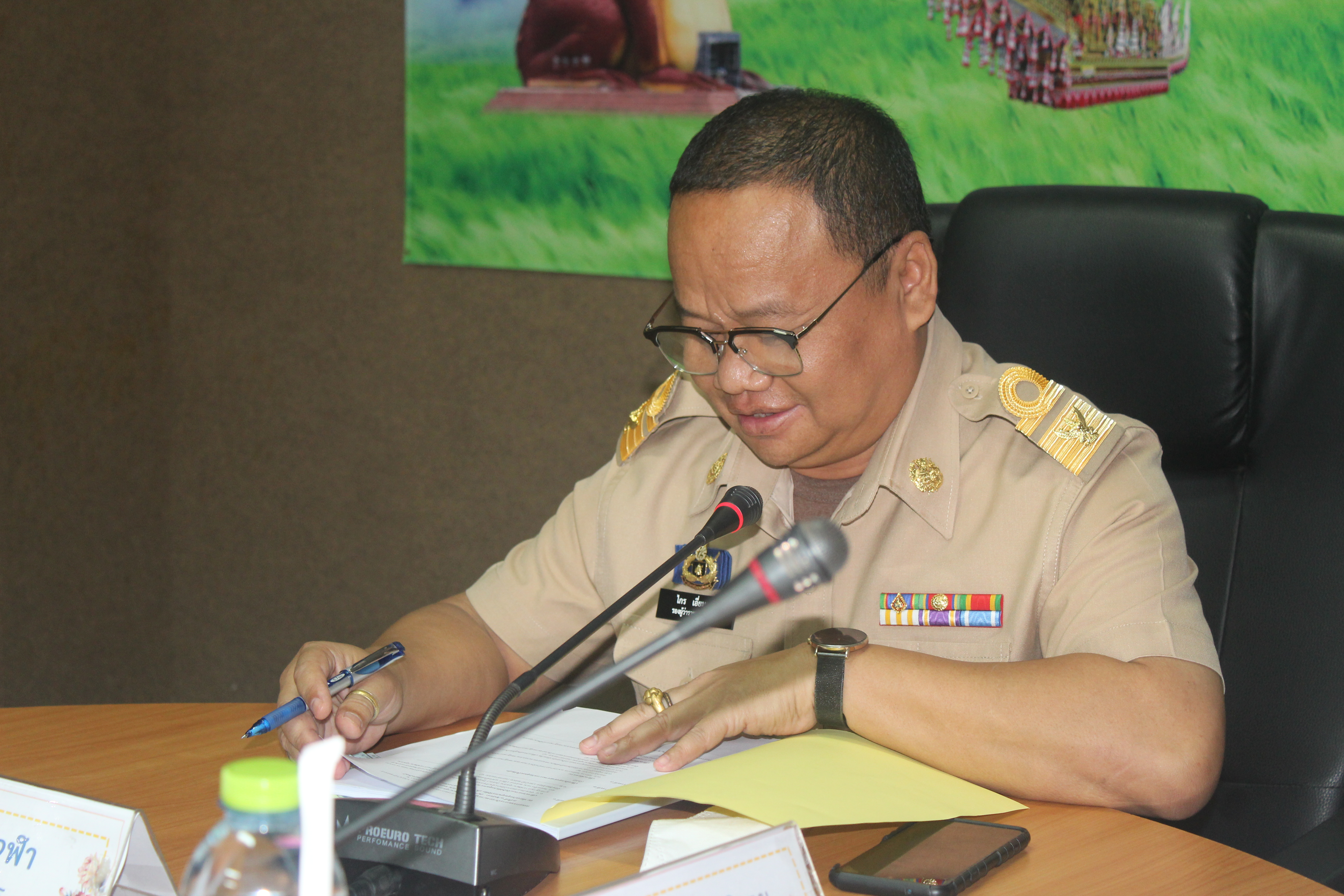 พช.ยโสธร จัดประชุมคณะกรรมการรับรองมาตรฐานการพัฒนาชุมชนจังหวัดยโสธร ประจำปี 2566ครั้งที่ 1/2566