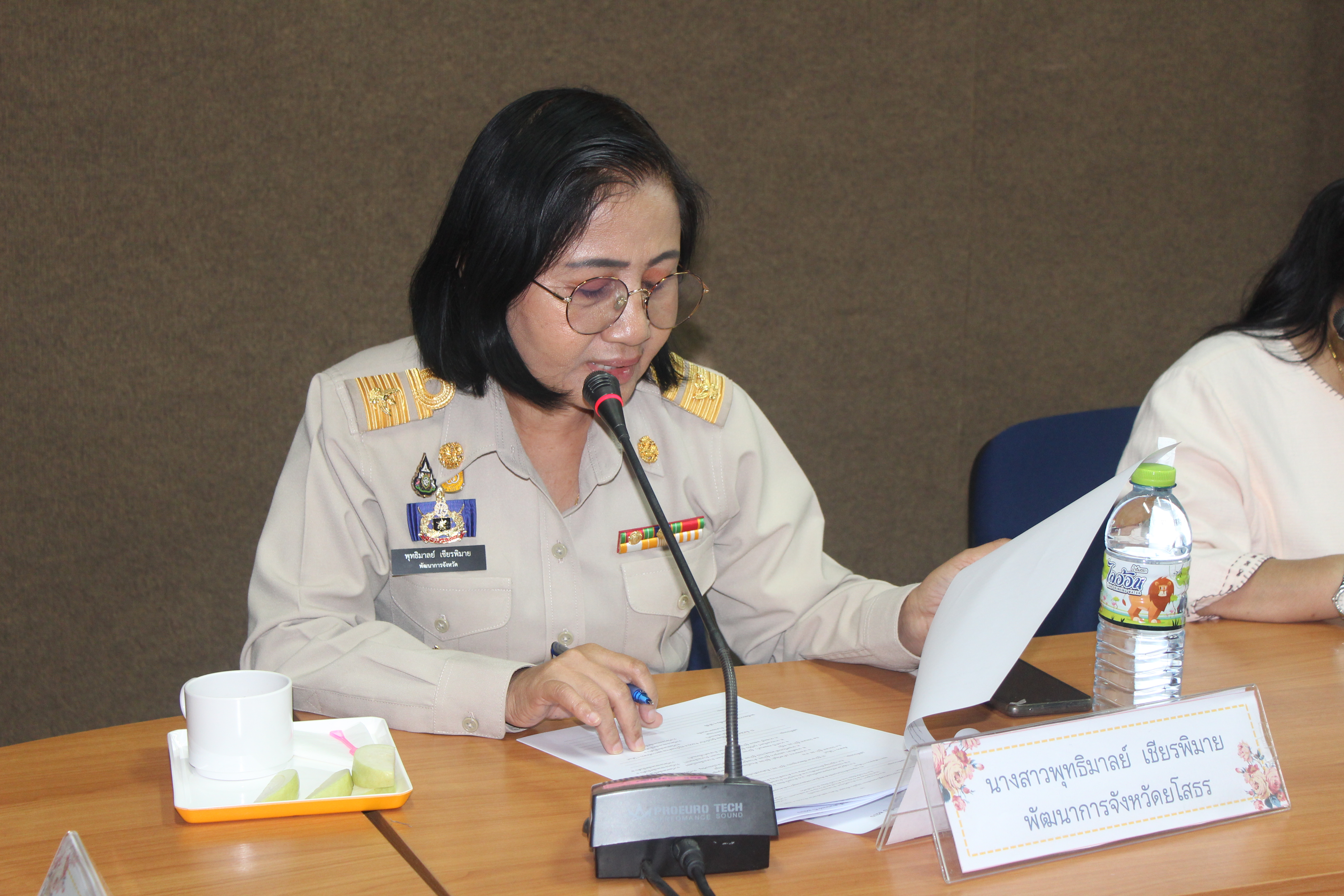 พช.ยโสธร ประชุมคณะกรรมการคัดสรรกิจกรรมพัฒนาชุมชนดีเด่น จังหวัดยโสธร ประจำปี 2566