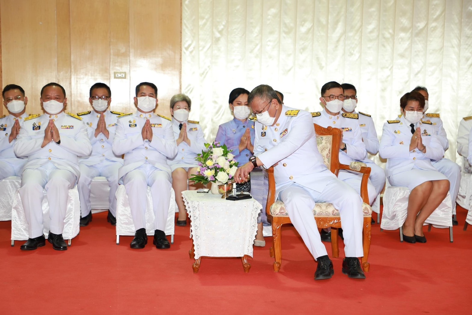 พช.ยโสธร ร่วมทำบุญตักบาตร พระสงฆ์และสามเณร 46 รูป ถวายพระราชกุศล เฉลิมพระเกียรติสมเด็จพระนางเจ้าฯ พระบรมราชินี เนื่องในโอกาสวันเฉลิมพระชนมพรรษา 3 มิถุนายน
