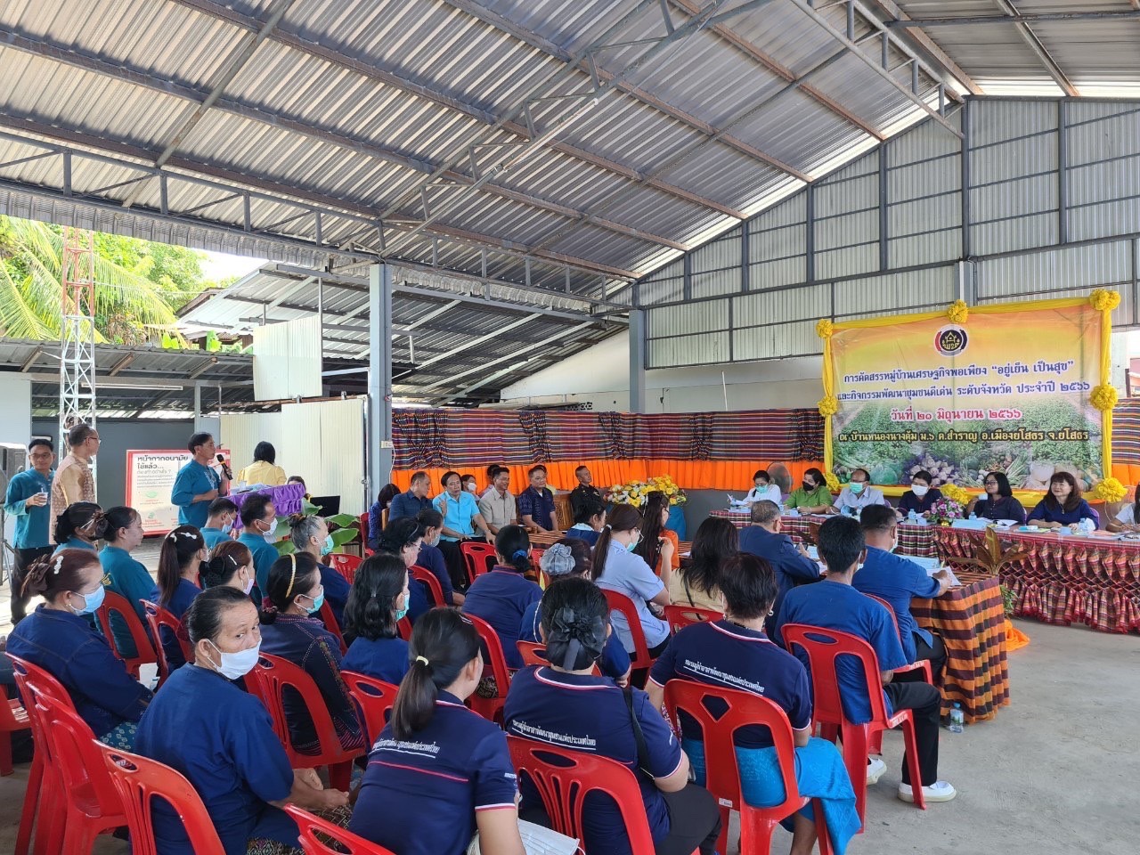 พช.ยโสธร เดินหน้าคัดสรรกิจกรรมพัฒนาชุมชนดีเด่น ประจำปี 2566 ในพื้นที่อำเภอเมืองยโสธร และอำเภอป่าติ้ว จังหวัดยโสธร