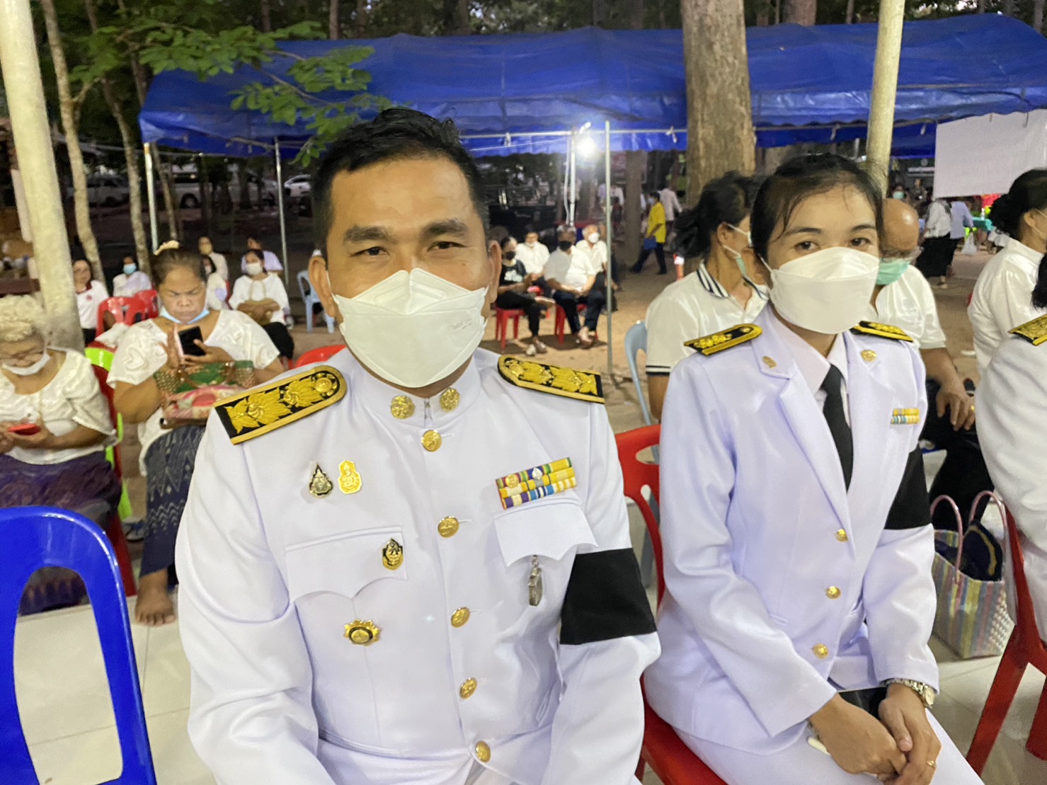 พช.ยโสธร ร่วมพิธีสวดมนต์ทำวัตรเย็น เจริญจิตภาวนา ถวายแด่หลวงปู่แสง ญาณวโร ณ วัดป่าดงสว่างธรรม ต.โคกนาโก อ.ป่าติ้ว จ.ยโสธร