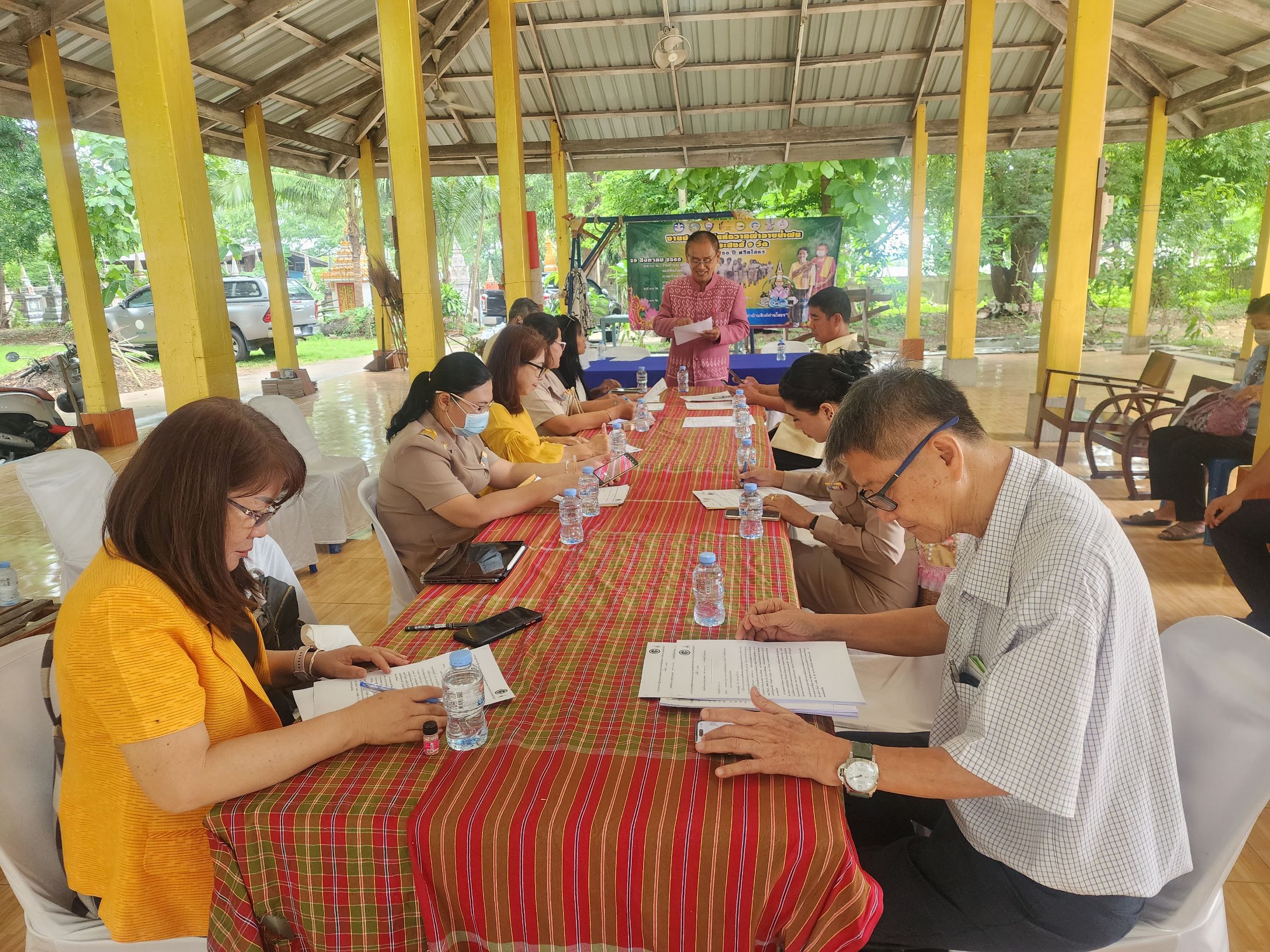พช.ยโสธร ร่วมประชุมกับสมาชิกกรรมการท่องเที่ยวโดยชุมชนจังหวัดยโสธร (ย่านเมืองเก่าบ้านสิงห์ท่ายโสธร)
