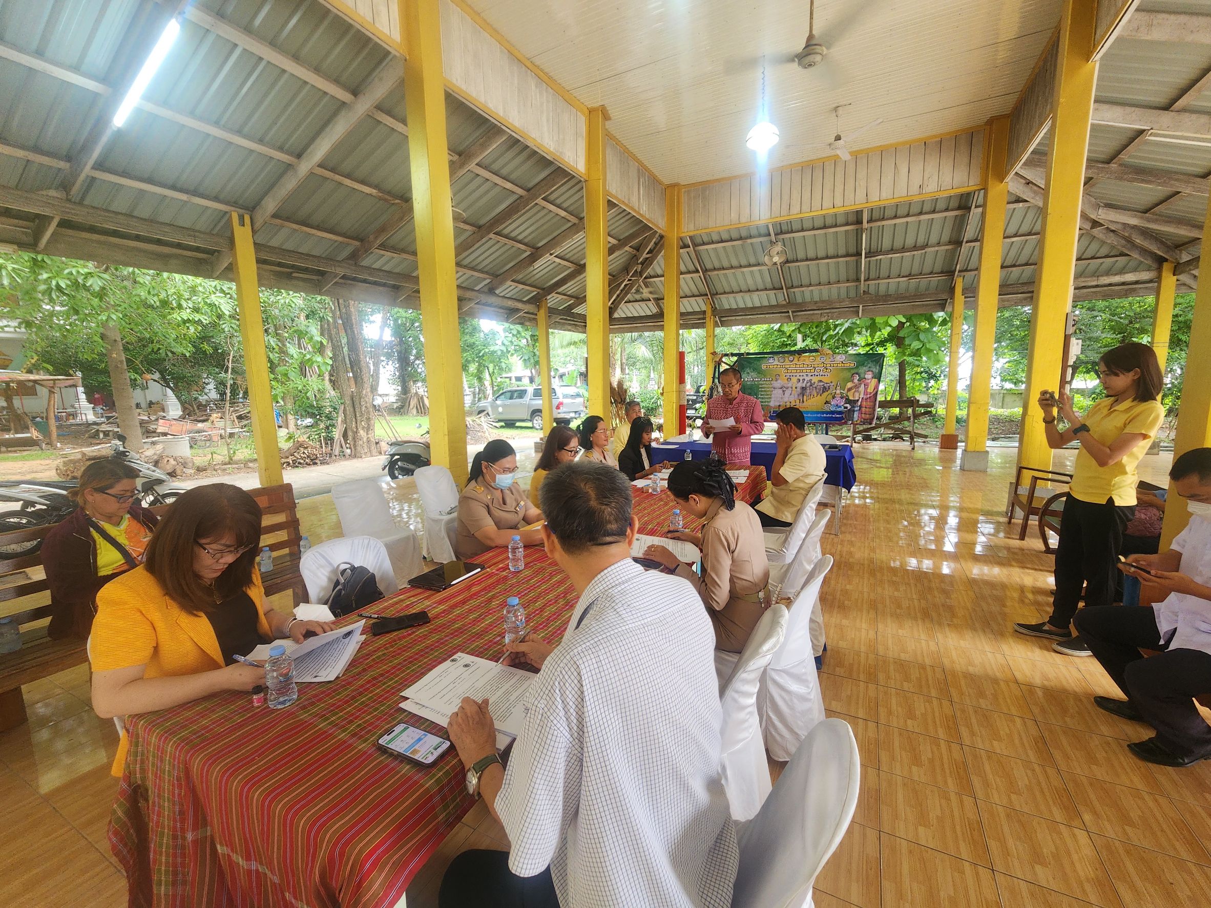 พช.ยโสธร ร่วมประชุมกับสมาชิกกรรมการท่องเที่ยวโดยชุมชนจังหวัดยโสธร (ย่านเมืองเก่าบ้านสิงห์ท่ายโสธร)