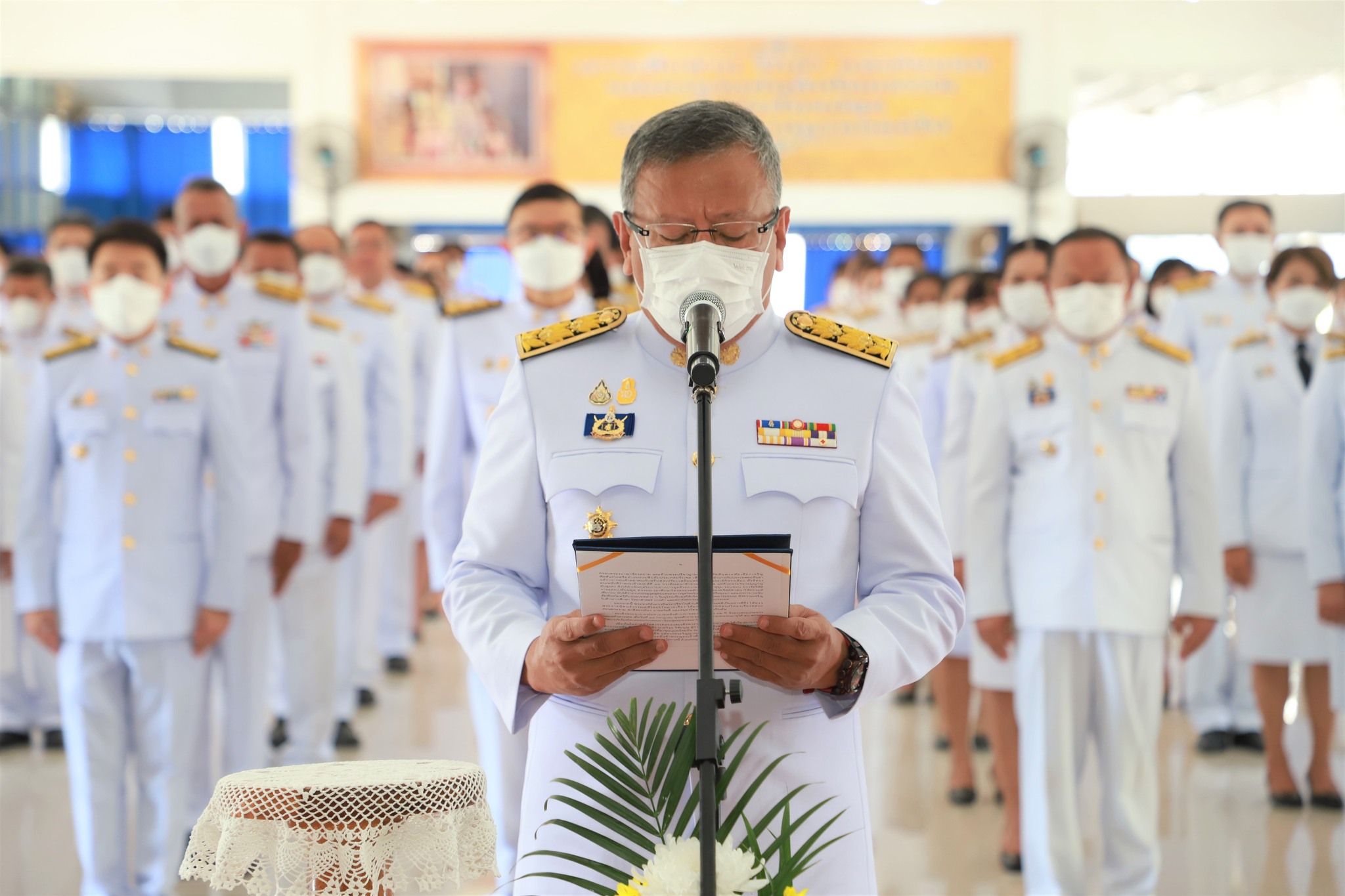 พช.ยโสธร ร่วมงานรัฐพิธีวันสมเด็จพระนารายณ์มหาราช ประจำปี 2566 เนื่องในวันคล้ายวันสวรรคต 11 กรกฎาคม