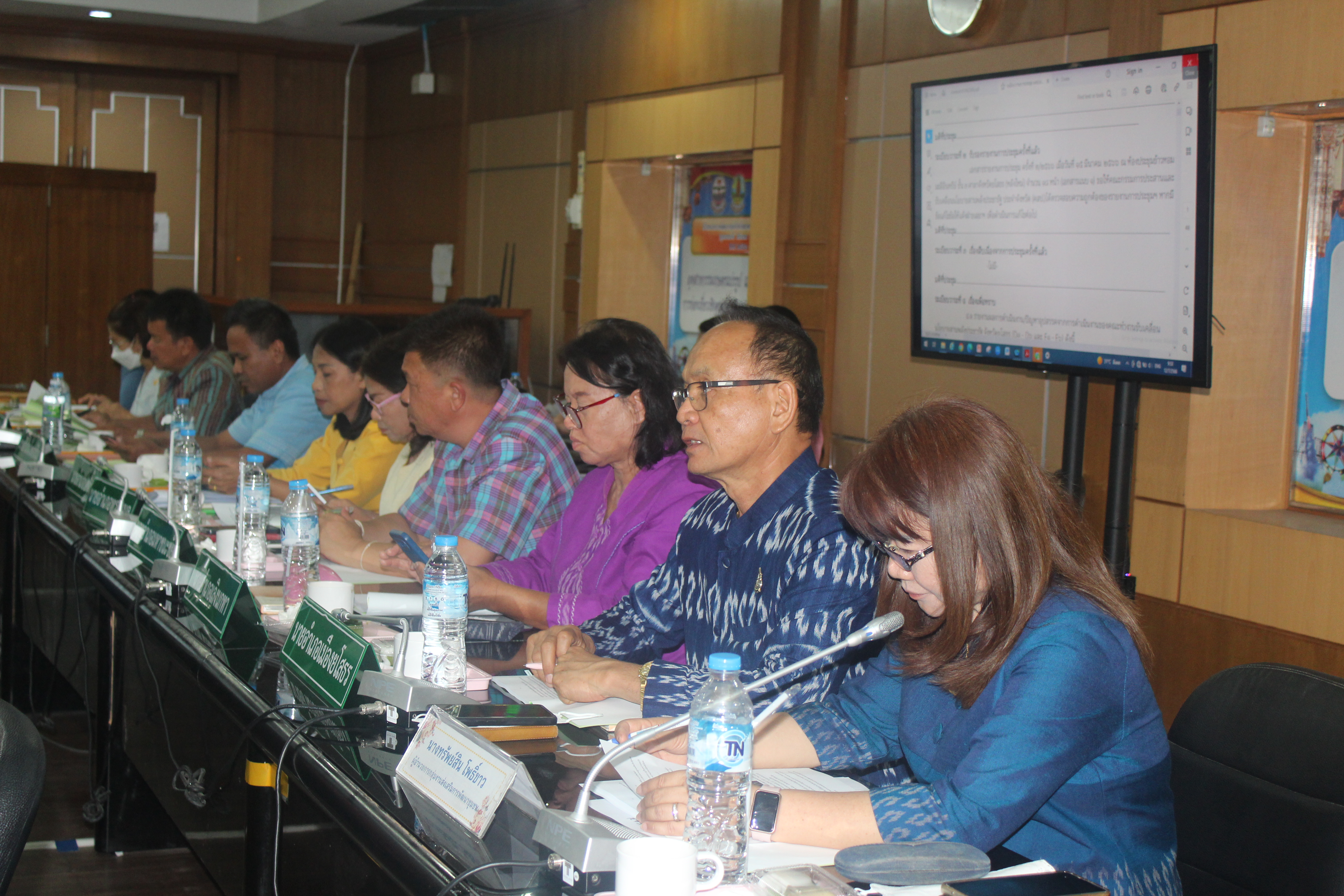 พช.ยโสธร จัดประชุมการดำเนินโครงการพัฒนากลไกขับเคลื่อนการพัฒนาเศรษฐกิจฐานรากระดับจังหวัด ไตรมาส 3