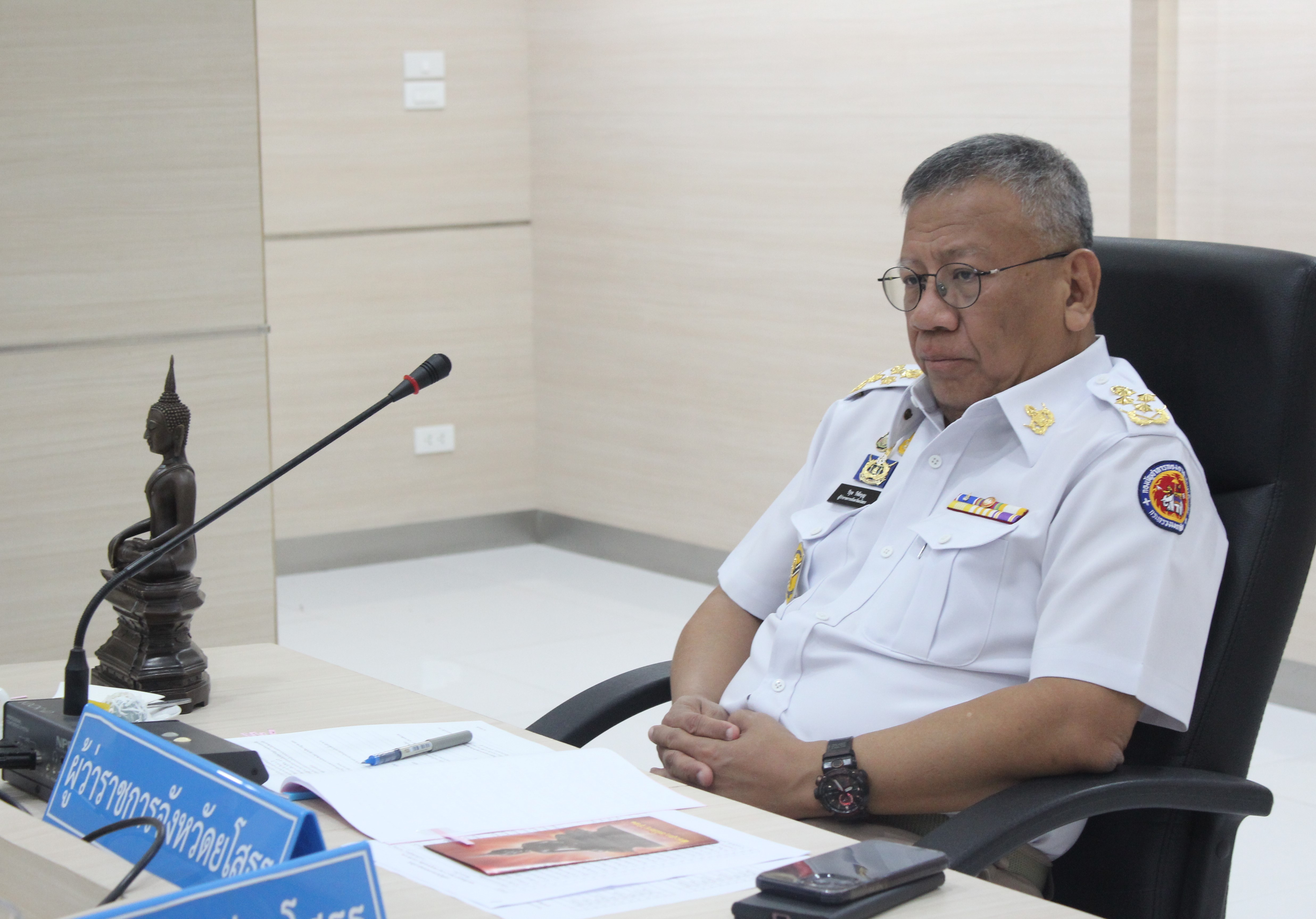 พช.ยโสธร ร่วมประชุมหัวหน้าส่วนราชการ หัวหน้าหน่วยงานรัฐวิสาหกิจ สังกัดกระทรวงมหาดไทยและนายอำเภอ ประจำเดือน กรกฎาคม