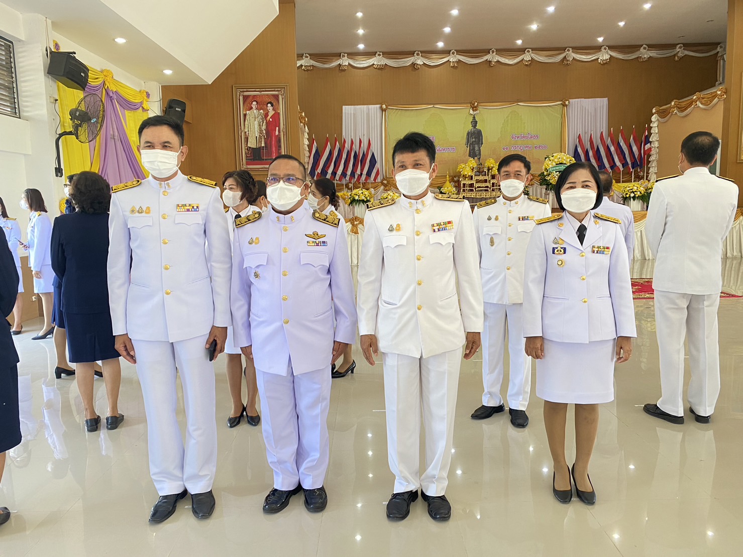 พช.ยโสธร ร่วมงานรัฐพิธีวันสมเด็จพระนารายณ์มหาราช ประจำปี 2566 เนื่องในวันคล้ายวันสวรรคต 11 กรกฎาคม