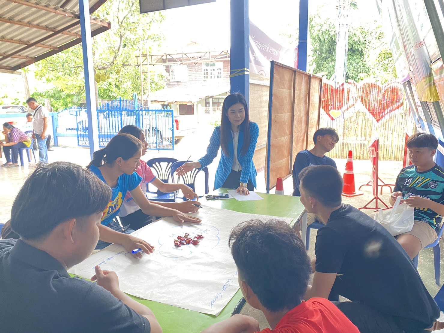 พช.ยโสธร ดำเนินการจัดกิจกรรมฝึกอบรมเครือข่ายกองทุนแม่ของแผ่นดินระดับจังหวัด หนุนเสริมสัมมาชีพชุมชนแก่เยาวชนกลุ่มเสี่ยงหรือผู้ผ่านการบำบัด            ณ หมู่บ้านกองทุนแม่ของแผ่นดินบ้านสมสะอาด หมู่ 12 ตำบลโคกสำราญ อำเภอเลิงนกทา จังหวัดยโสธร
