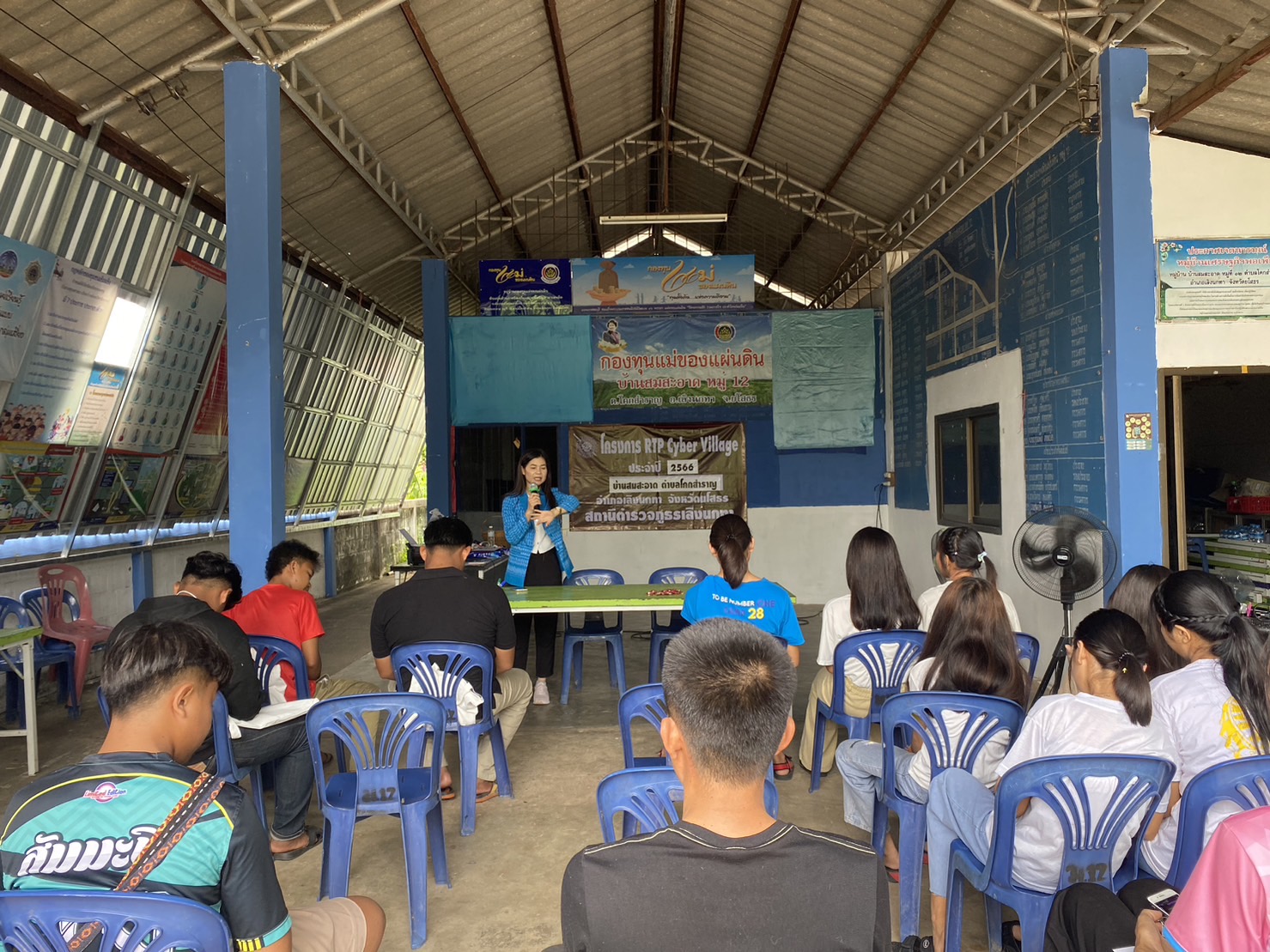 พช.ยโสธร ดำเนินการจัดกิจกรรมฝึกอบรมเครือข่ายกองทุนแม่ของแผ่นดินระดับจังหวัด หนุนเสริมสัมมาชีพชุมชนแก่เยาวชนกลุ่มเสี่ยงหรือผู้ผ่านการบำบัด            ณ หมู่บ้านกองทุนแม่ของแผ่นดินบ้านสมสะอาด หมู่ 12 ตำบลโคกสำราญ อำเภอเลิงนกทา จังหวัดยโสธร