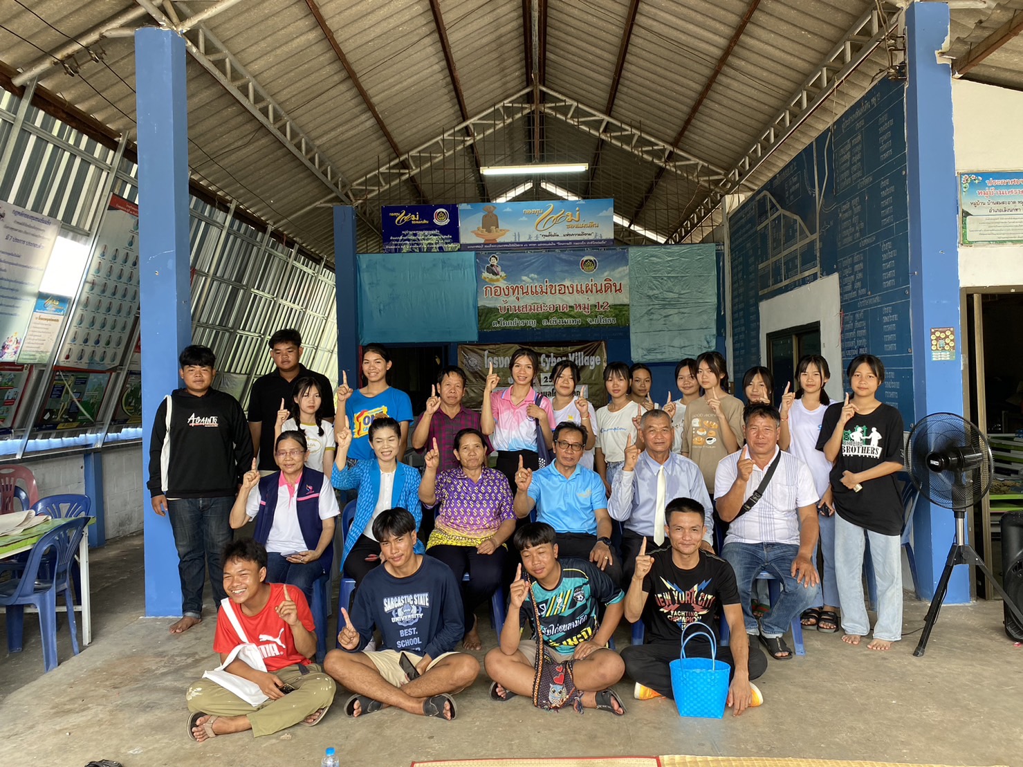 พช.ยโสธร ดำเนินการจัดกิจกรรมฝึกอบรมเครือข่ายกองทุนแม่ของแผ่นดินระดับจังหวัด หนุนเสริมสัมมาชีพชุมชนแก่เยาวชนกลุ่มเสี่ยงหรือผู้ผ่านการบำบัด            ณ หมู่บ้านกองทุนแม่ของแผ่นดินบ้านสมสะอาด หมู่ 12 ตำบลโคกสำราญ อำเภอเลิงนกทา จังหวัดยโสธร