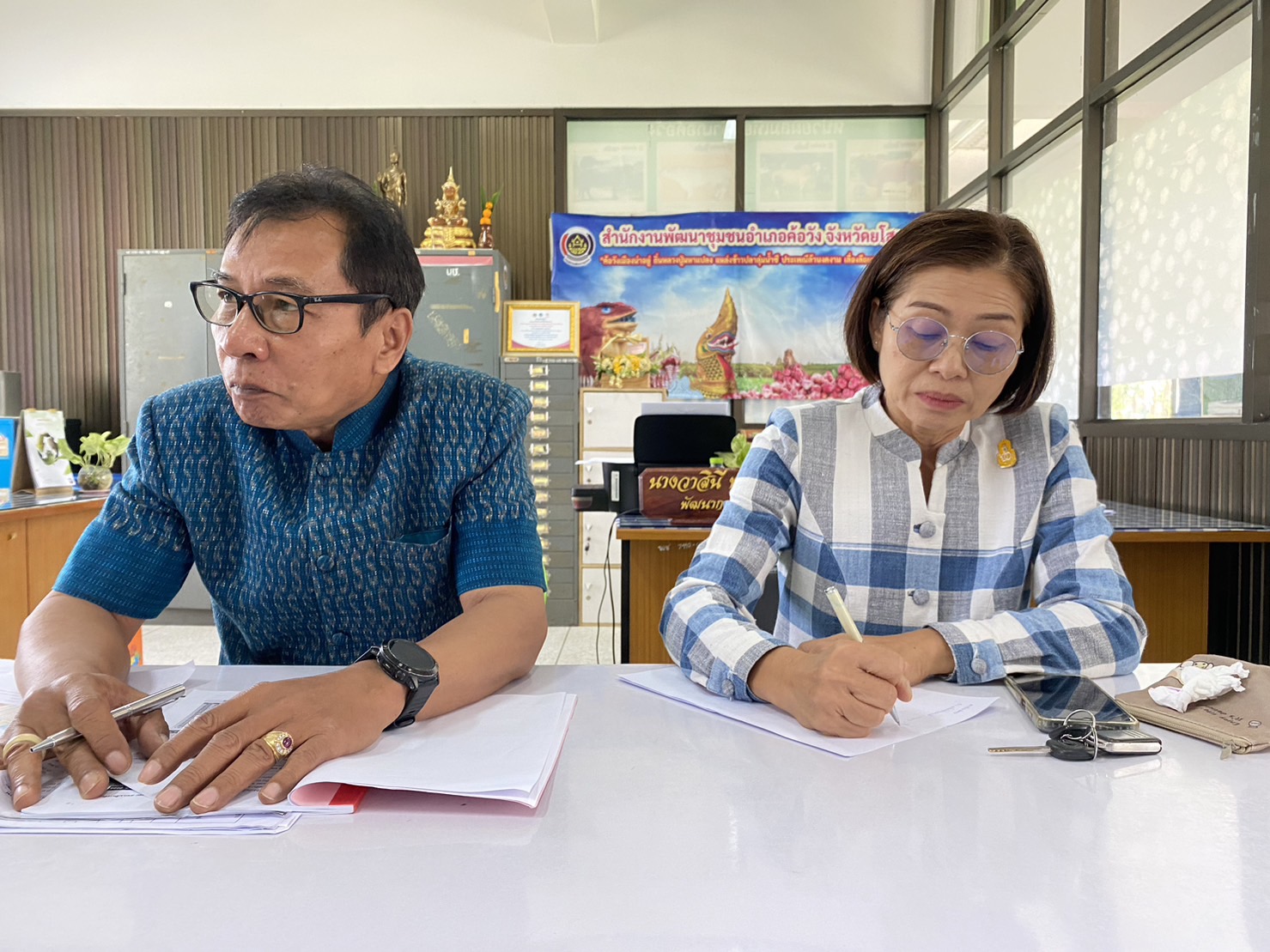 พช.ยโสธรลงพื้นที่ติดตามงานโครงการที่เกี่ยวข้องกับระบบเครือข่ายและความมั่นคงปลอดภัยด้านเทคโนโลยีสารสนเทศ ปีงบประมาณ พ.ศ.2566 จังหวัดยโสธร