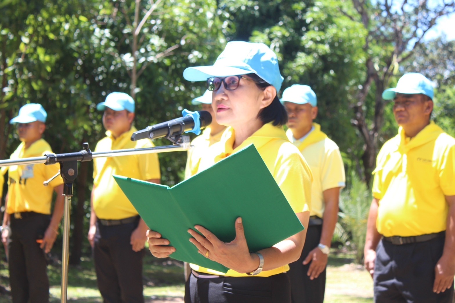 พช.ยโสธร จัดกิจกรรมเฉลิมพระเกียรติ โดยศูนย์ผู้นำจิตอาสาพัฒนาชุมชน “จิตอาสาพัฒนาชุมชน เอามื้อสามัคคี ทำความดีถวายในหลวง” ณ ศูนย์ผู้นำจิตอาสาพัฒนาชุมชนจังหวัดยโสธร หมู่ที่ 3 ตำบลบึงแก อำเภอมหาชนะชัย จังหวัดยโสธร