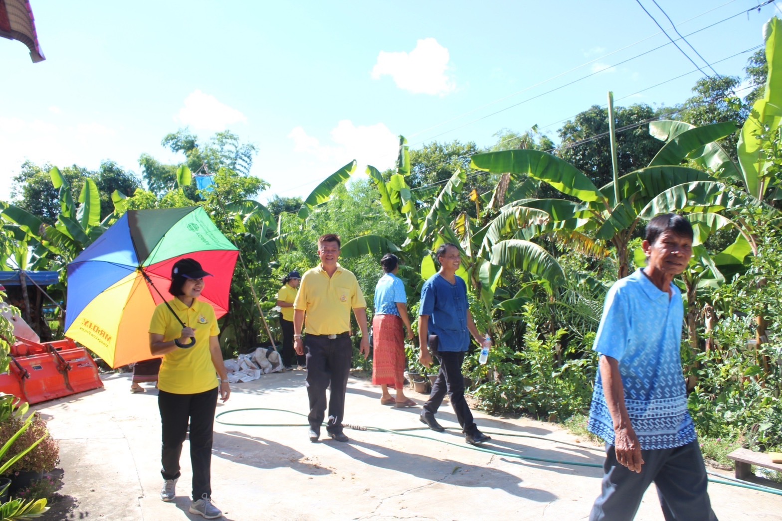 พช.ยโสธร เยี่ยมชม หมู่บ้านเศรษฐกิจพอเพียง “อยู่เย็น เป็นสุข”ดีเด่นระดับจังหวัด จังหวัดยโสธร ประจำปี 2566 บ้านบูรพา หมู่ 6 ตำบลบึงแก อำเภอมหาชนะชัย จังหวัดยโสธร