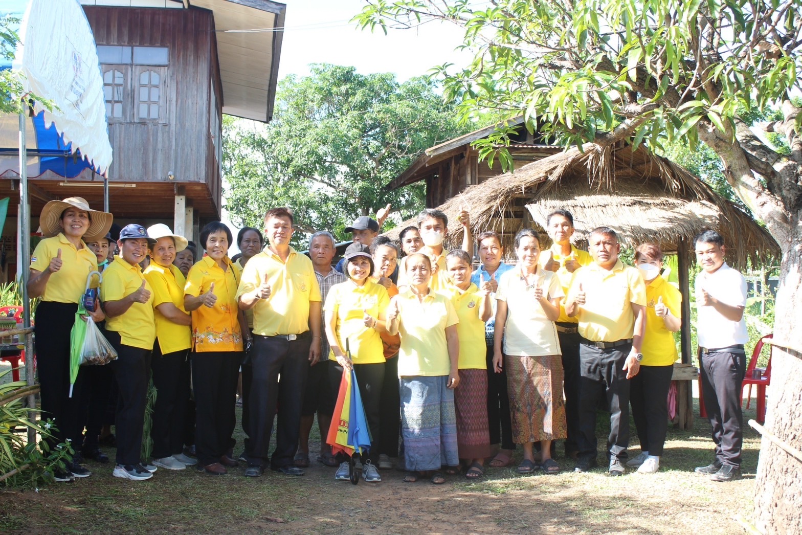 พช.ยโสธร เยี่ยมชม หมู่บ้านเศรษฐกิจพอเพียง “อยู่เย็น เป็นสุข”ดีเด่นระดับจังหวัด จังหวัดยโสธร ประจำปี 2566 บ้านบูรพา หมู่ 6 ตำบลบึงแก อำเภอมหาชนะชัย จังหวัดยโสธร