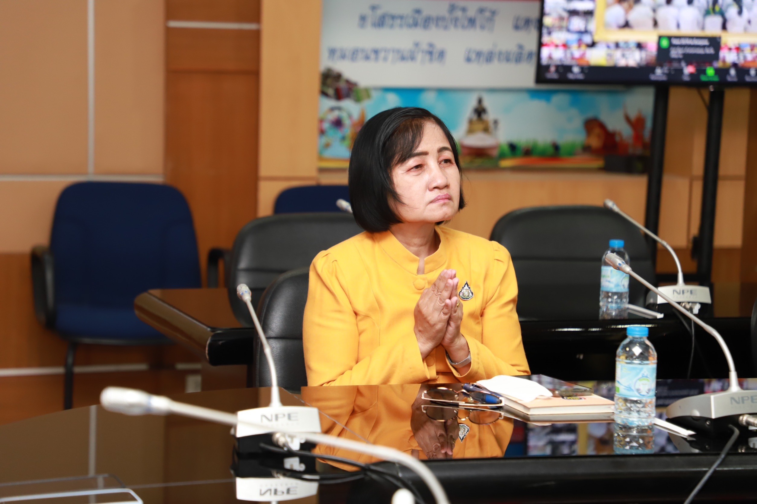 พช.ยโสธร ร่วมพิธีเจริญพระพุทธมนต์ฯเพื่อถวายพระพรชัยมงคลถวายพระราชกุศลแด่ พระบาทสมเด็จพระปรเมนทรรามธิบดีศรีสินทรมหาวชิราลงกรณ พระวชิรเกล้าเจ้าอยู่หัว เนื่องในโอกาสมหามงคลวันเฉลิมพระชนมพรรษา (28 กรกฎาคม 2566) ผ่านสื่ออิเล็กทรอนิกส์ Online ระบบ Zoom