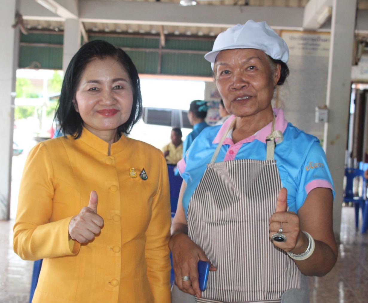 พช.ยโสธร ร่วมติดตามสนับสนุนกิจกรรมอบรมถ่ายทอดเทคโนโลยี ภายใต้โปรแกรมการยกระดับคุณภาพชีวิตด้วยวิทยาศาสตร์ เทคโนโลยีและนวัตกรรมยกระดับผลิตภัณฑ์สิ่งทอ ณ ศาลาบ้านสันติสุข หมู่ 7 ตำบลค้อวัง อำเภอค้อวัง จังหวัดยโสธร