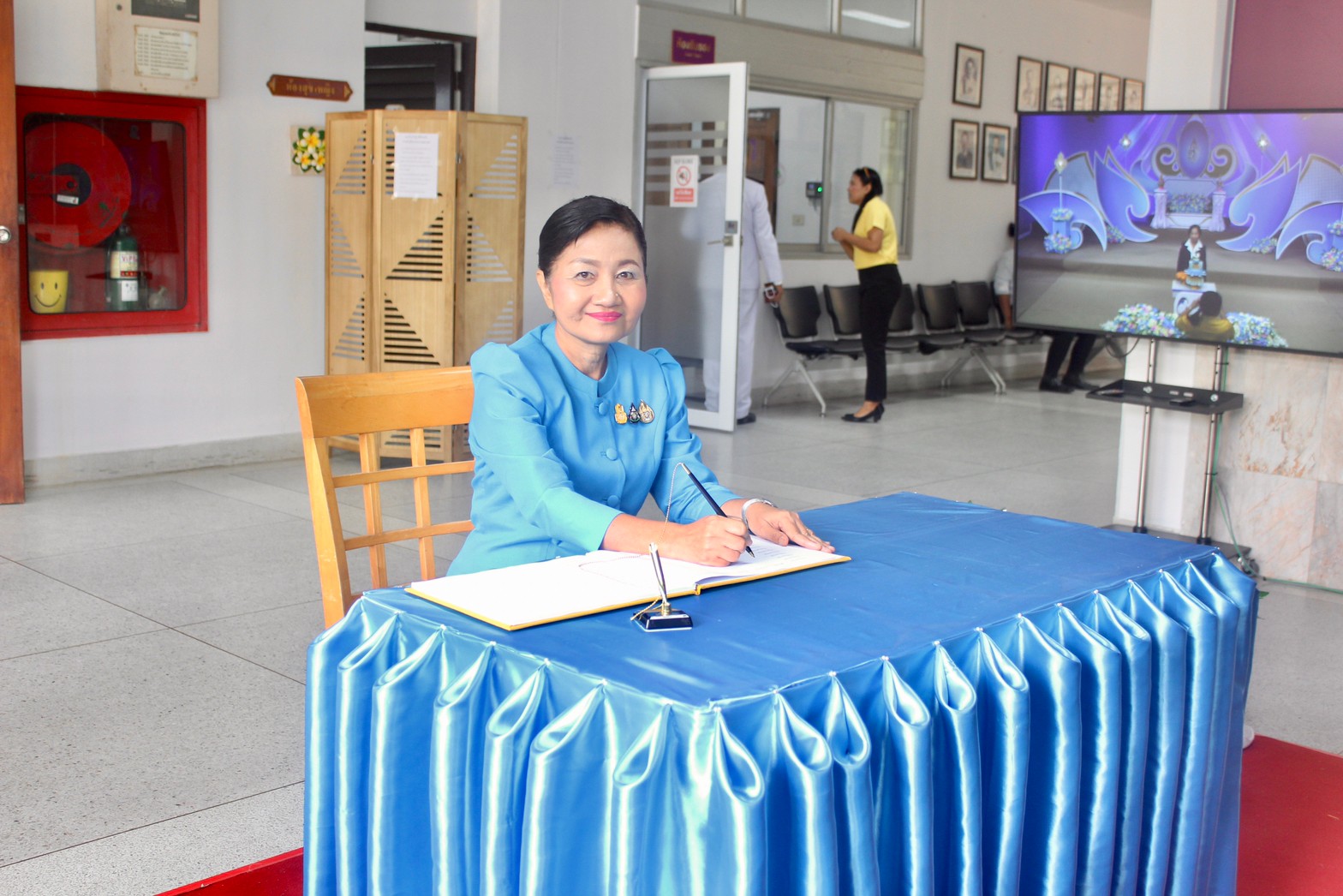 พช. ยโสธร ร่วมบันทึกเทปถวายพระพรชัยมงคล เนื่องในโอกาสมหามงคลวันเฉลิมพระชนมพรรษา สมเด็จพระนางเจ้าสิริกิติ์ พระบรมราชินีนาถ พระบรมราชชนนีพันปีหลวง 12 สิงหาคม 2566