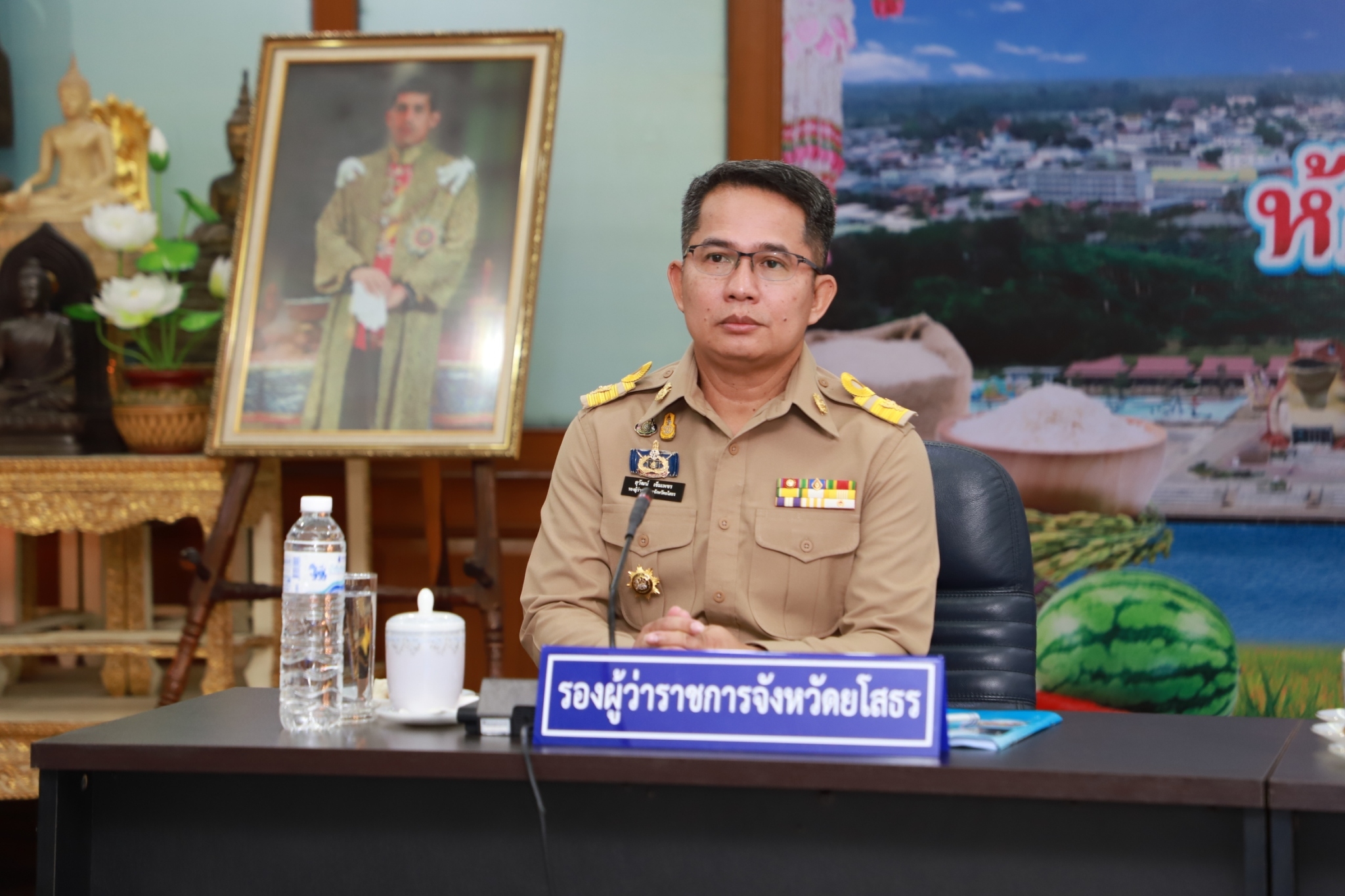 ?พช.ยโสธร ร่วมประชุมคณะกรมการจังหวัดยโสธร หัวหน้าส่วนราชการและนายอำเภอ ประจำเดือน กรกฎาคม ?วันที่ 26 กรกฎาคม 2566