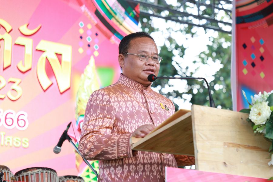 พช.ยโสธร ร่วมพิธีเปิดงาน”บั้งไฟเฟสติวัล สีสันยโสธร 2023″ วันที่ 25-27 สิงหาคม นี้ ที่วิมานพญาแถน จุดแลนด์มาร์คยโสธร