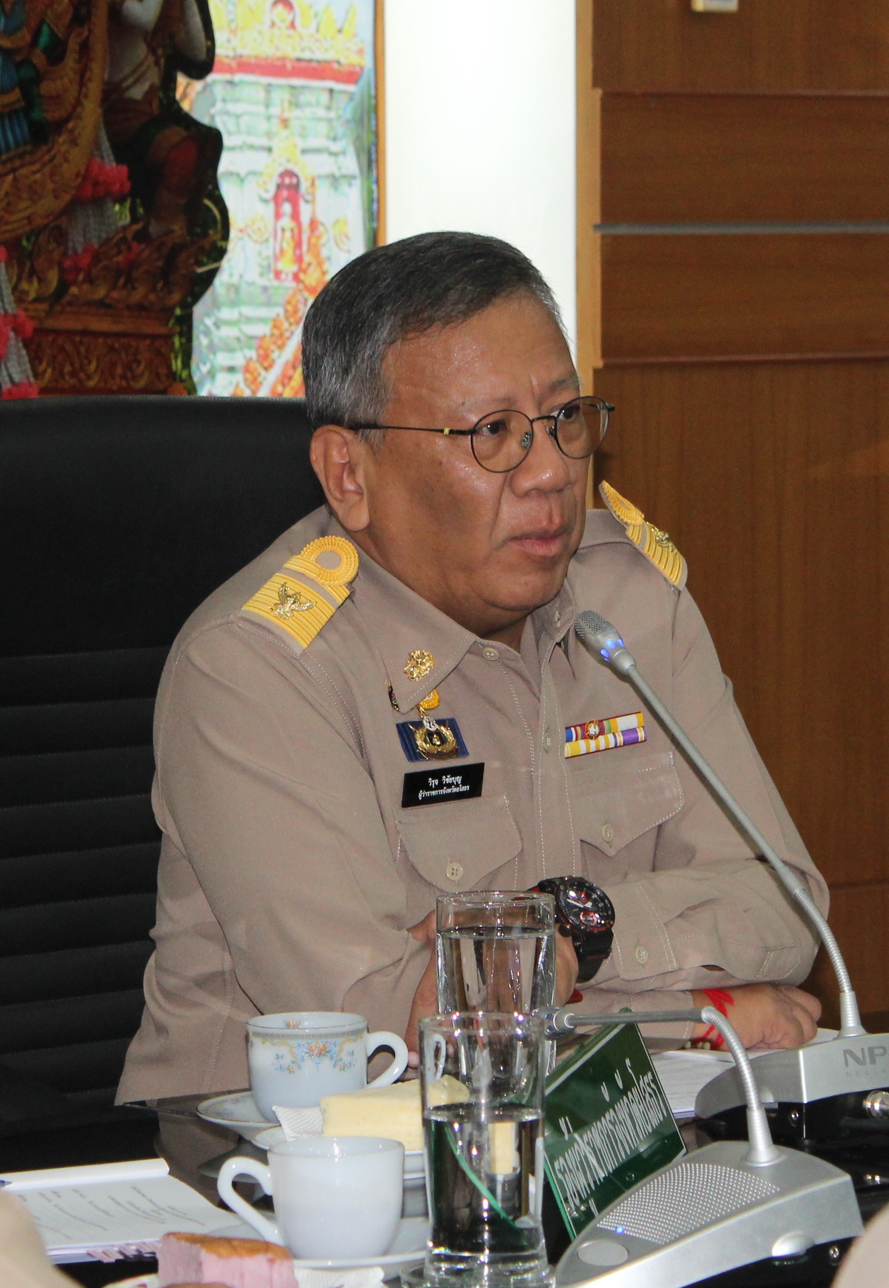 พช.ยโสธร ร่วมประชุมหัวหน้าส่วนราชการ หัวหน้าหน่วยงานรัฐวิสาหกิจ สังกัดกระทรวงมหาดไทยและนายอำเภอ ประจำเดือน สิงหาคม