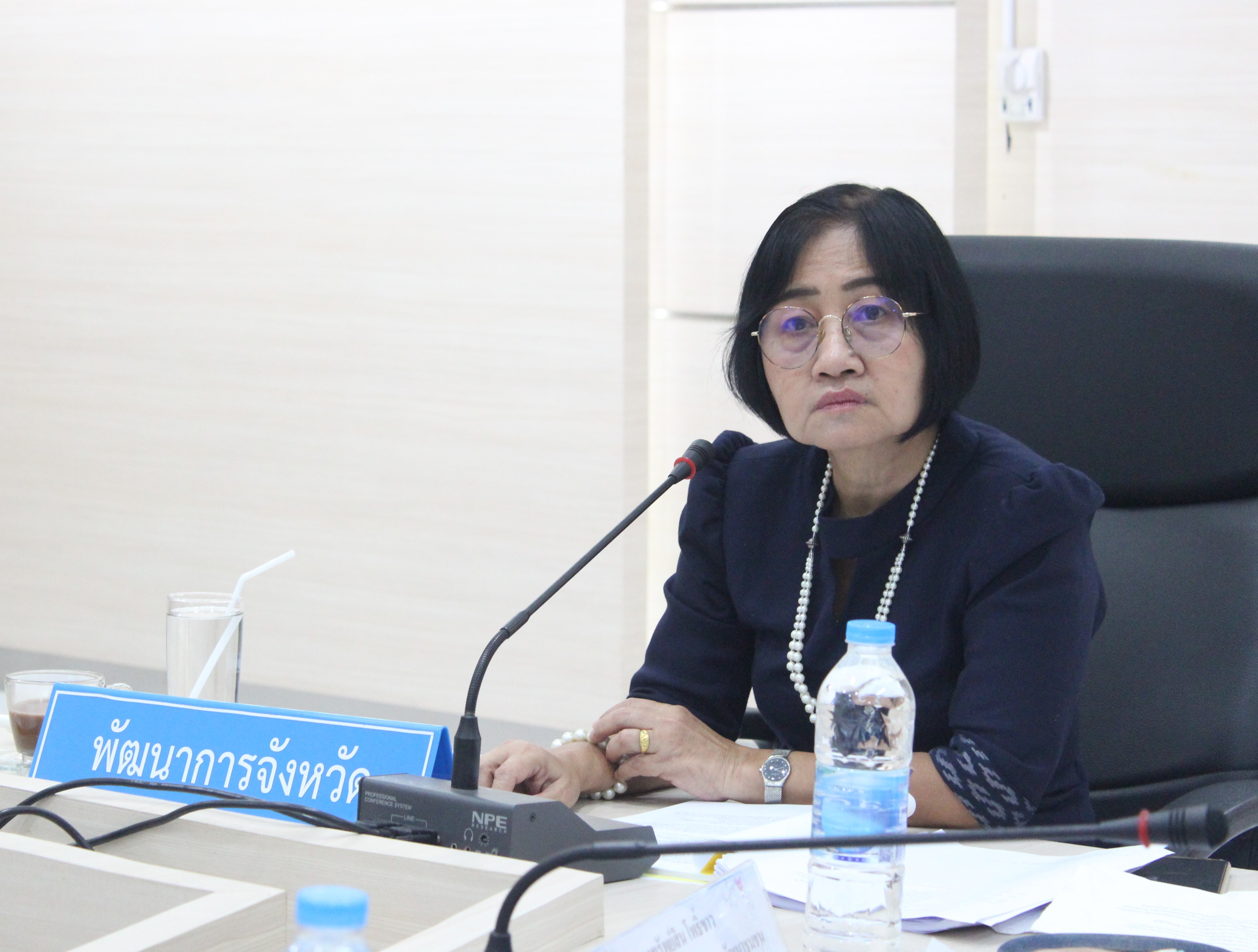 พช.ยโสธร ประชุมคณะกรรมการประสานและขับเคลื่อนนโยบายสานพลังประชารัฐประจำ จังหวัด