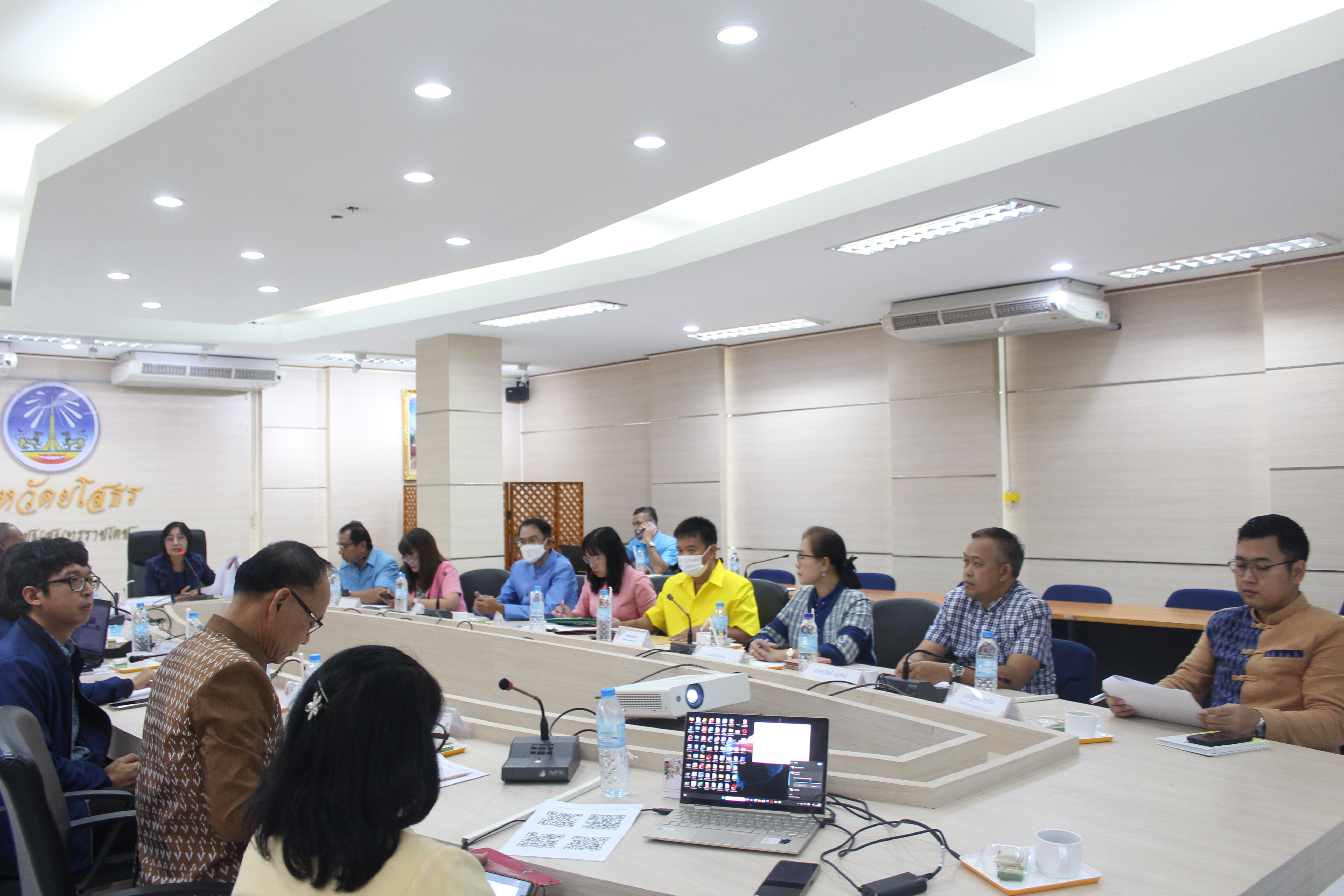 พช.ยโสธร ร่วมรับการประเมินผลแผนปฏิบัติราชการประจำปี 2566 ของกรมการพัฒนาชุมชน