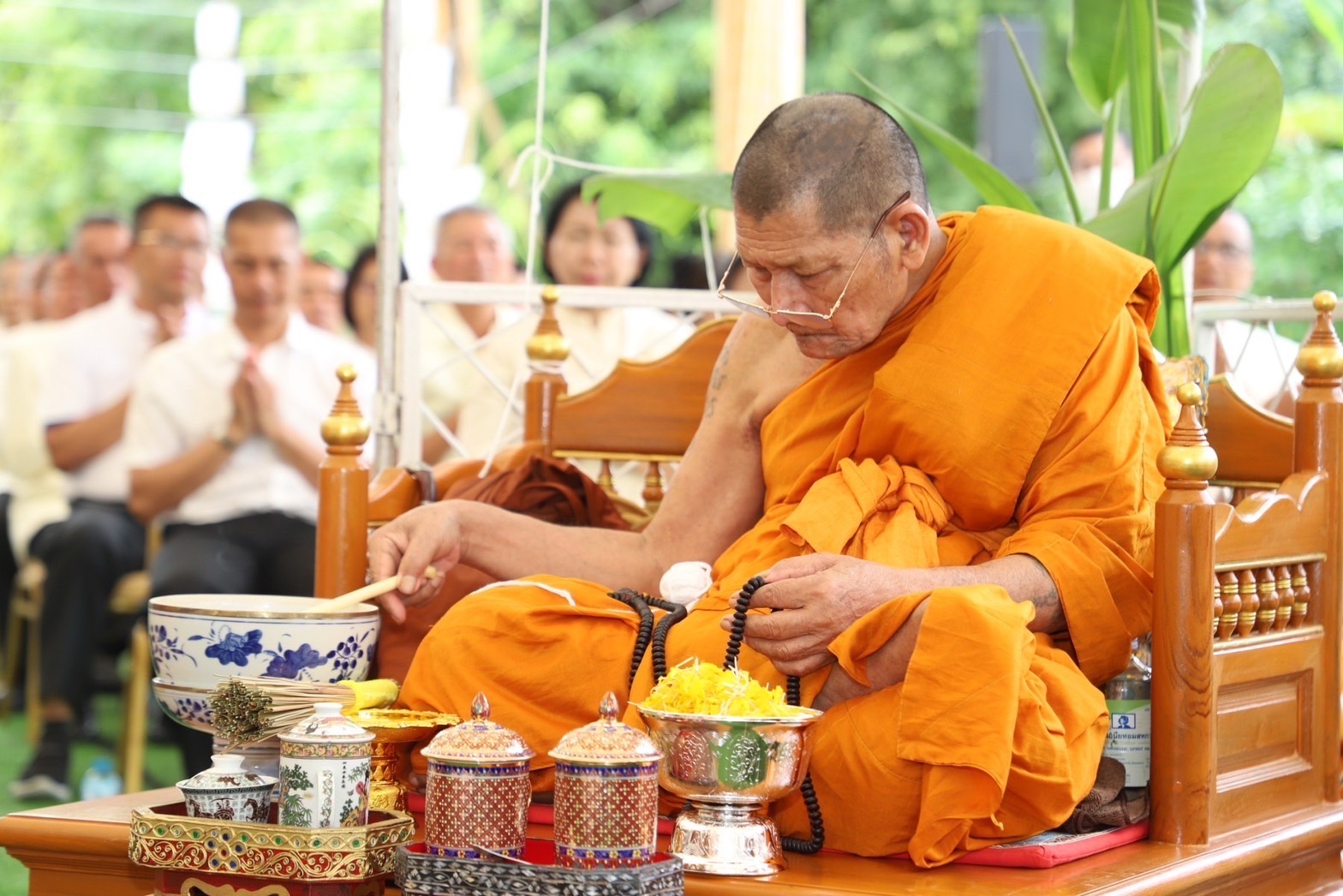 พช.ยโสธร ร่วมพิธีมหามงคลพุทธาภิเษก พระสุก (ยโสธร) รุ่น 1 วาระที่ 2 มีพุทธศาสนิกชนและผู้มีจิตศรัทธาต่างหลั่งไหลมาร่วมพิธีเพื่อความเป็นสิริมงคล ที่วัดศรีธรรมาราม (พระอารามหลวง) อำเภอเมืองยโสธร จังหวัดยโสธร