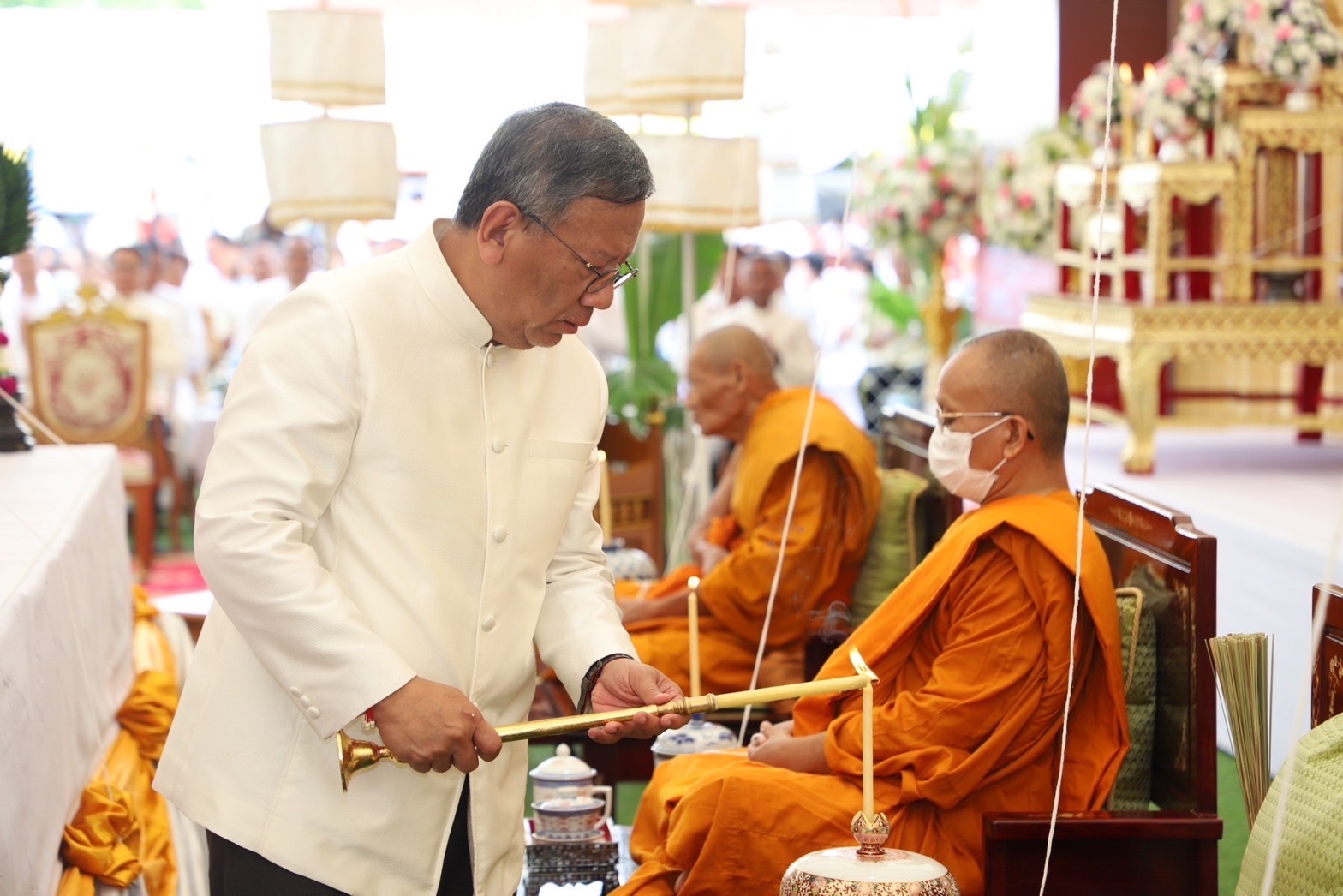 พช.ยโสธร ร่วมพิธีมหามงคลพุทธาภิเษก พระสุก (ยโสธร) รุ่น 1 วาระที่ 2 มีพุทธศาสนิกชนและผู้มีจิตศรัทธาต่างหลั่งไหลมาร่วมพิธีเพื่อความเป็นสิริมงคล ที่วัดศรีธรรมาราม (พระอารามหลวง) อำเภอเมืองยโสธร จังหวัดยโสธร