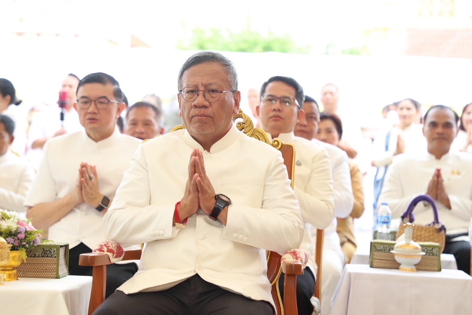 พช.ยโสธร ร่วมพิธีมหามงคลพุทธาภิเษก พระสุก (ยโสธร) รุ่น 1 วาระที่ 2 มีพุทธศาสนิกชนและผู้มีจิตศรัทธาต่างหลั่งไหลมาร่วมพิธีเพื่อความเป็นสิริมงคล ที่วัดศรีธรรมาราม (พระอารามหลวง) อำเภอเมืองยโสธร จังหวัดยโสธร