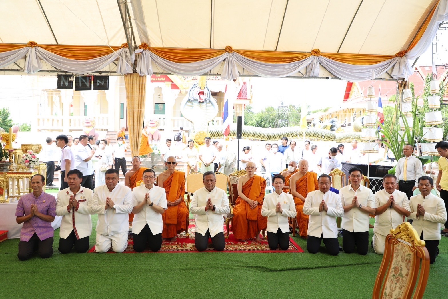 พช.ยโสธร ร่วมพิธีมหามงคลพุทธาภิเษก พระสุก (ยโสธร) รุ่น 1 วาระที่ 2 มีพุทธศาสนิกชนและผู้มีจิตศรัทธาต่างหลั่งไหลมาร่วมพิธีเพื่อความเป็นสิริมงคล ที่วัดศรีธรรมาราม (พระอารามหลวง) อำเภอเมืองยโสธร จังหวัดยโสธร