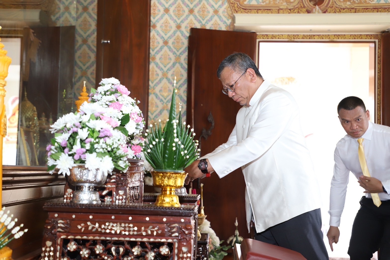 พช.ยโสธร ร่วมพิธีมหามงคลพุทธาภิเษก พระสุก (ยโสธร) รุ่น 1 วาระที่ 2 มีพุทธศาสนิกชนและผู้มีจิตศรัทธาต่างหลั่งไหลมาร่วมพิธีเพื่อความเป็นสิริมงคล ที่วัดศรีธรรมาราม (พระอารามหลวง) อำเภอเมืองยโสธร จังหวัดยโสธร