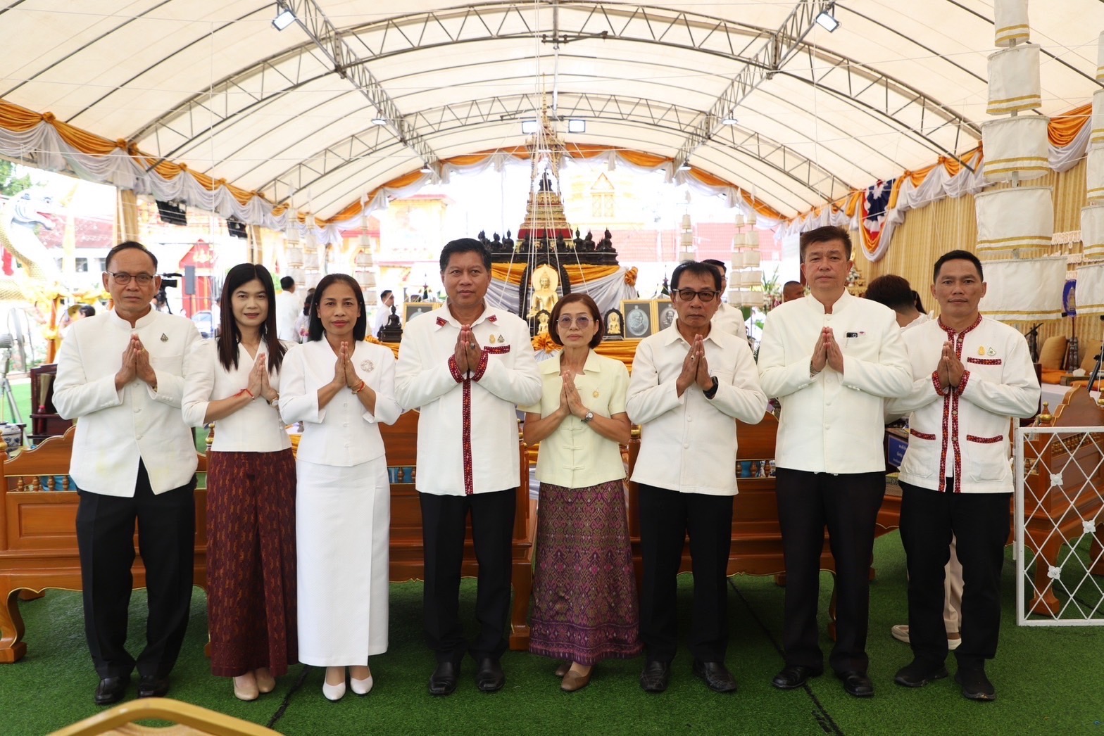 พช.ยโสธร ร่วมพิธีมหามงคลพุทธาภิเษก พระสุก (ยโสธร) รุ่น 1 วาระที่ 2 มีพุทธศาสนิกชนและผู้มีจิตศรัทธาต่างหลั่งไหลมาร่วมพิธีเพื่อความเป็นสิริมงคล ที่วัดศรีธรรมาราม (พระอารามหลวง) อำเภอเมืองยโสธร จังหวัดยโสธร