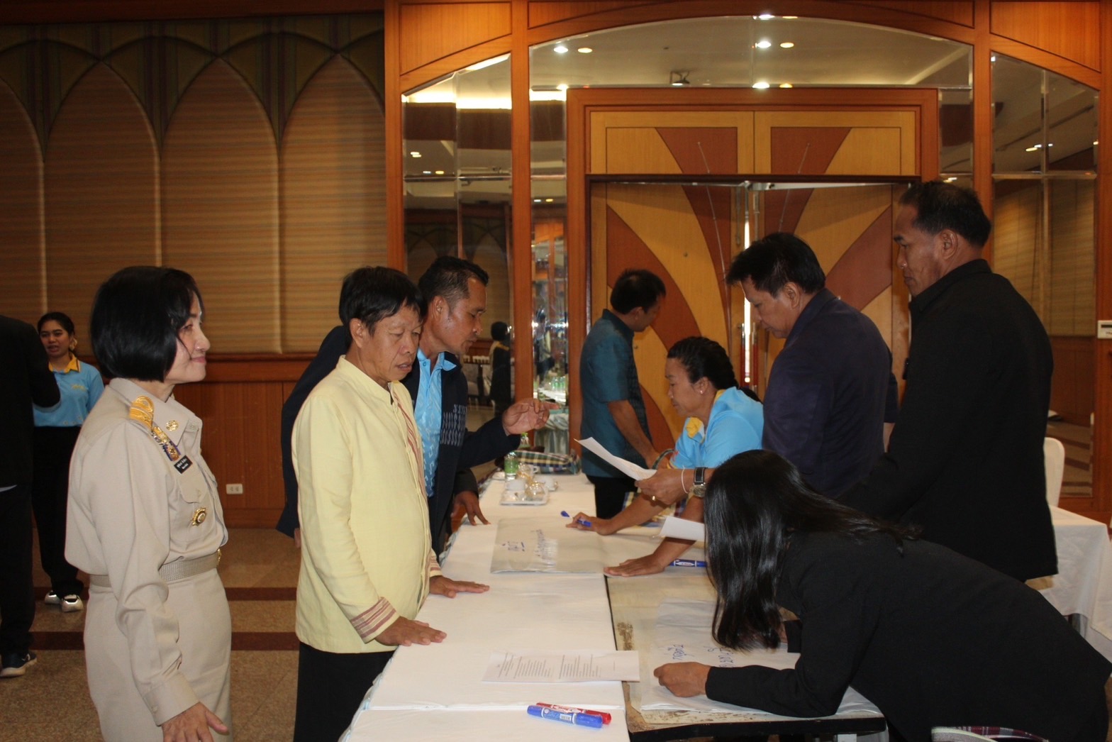 พช.ยโสธร ดำเนินโครงการประชุมเชิงปฏิบัติการเพิ่มศักยภาพคณะกรรมการเครือข่ายกองทุนแม่ของแผ่นดิน จังหวัดยโสธร ประจำปี 2566