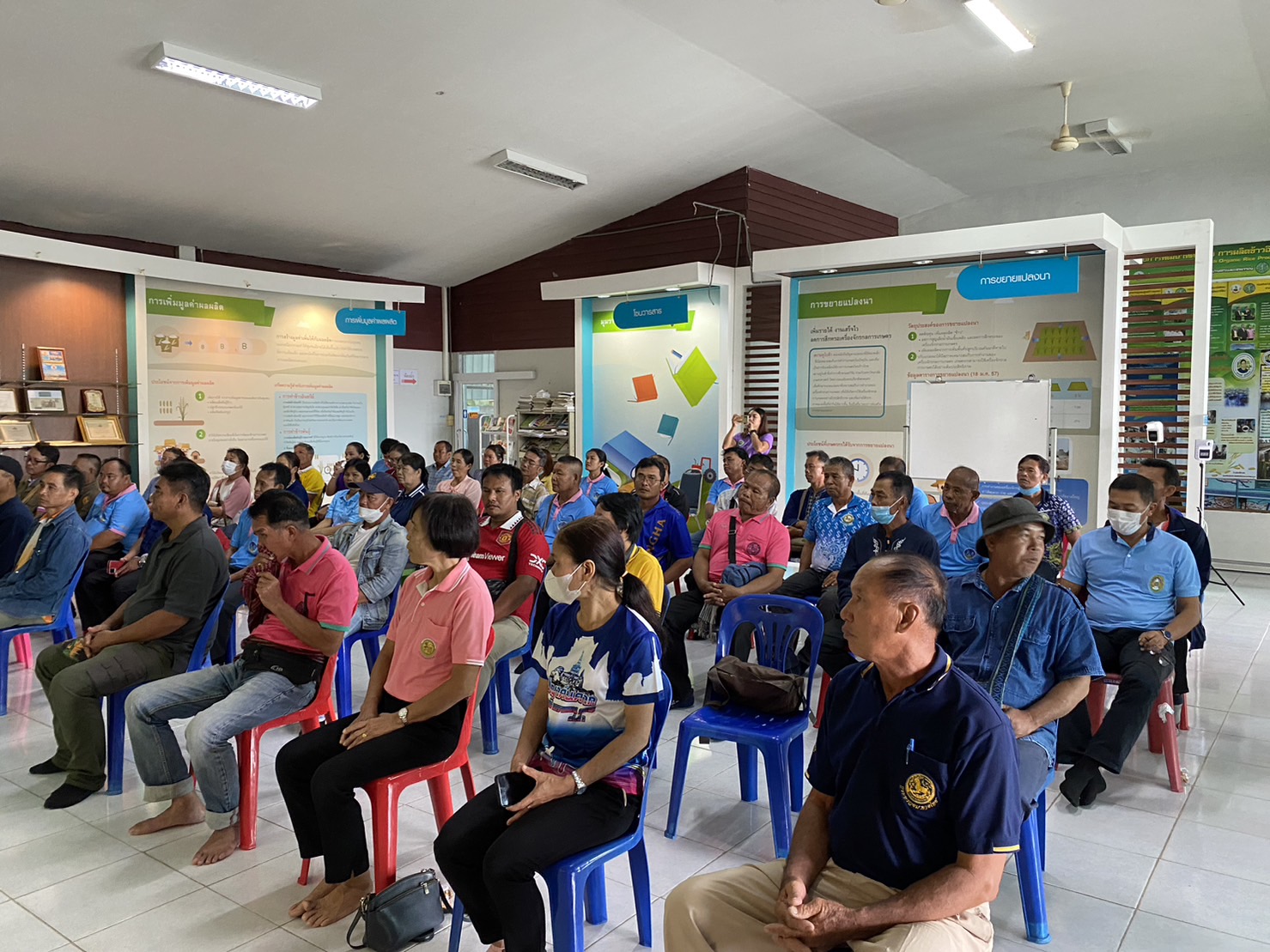 พช.ยโสธร เดินหน้ายกระดับผู้ผลิตข้าวและการแปรรูปข้าวอินทรีย์ ตำบลบึงแก อำเภอมหาชนะชัย จังหวัดยโสธร