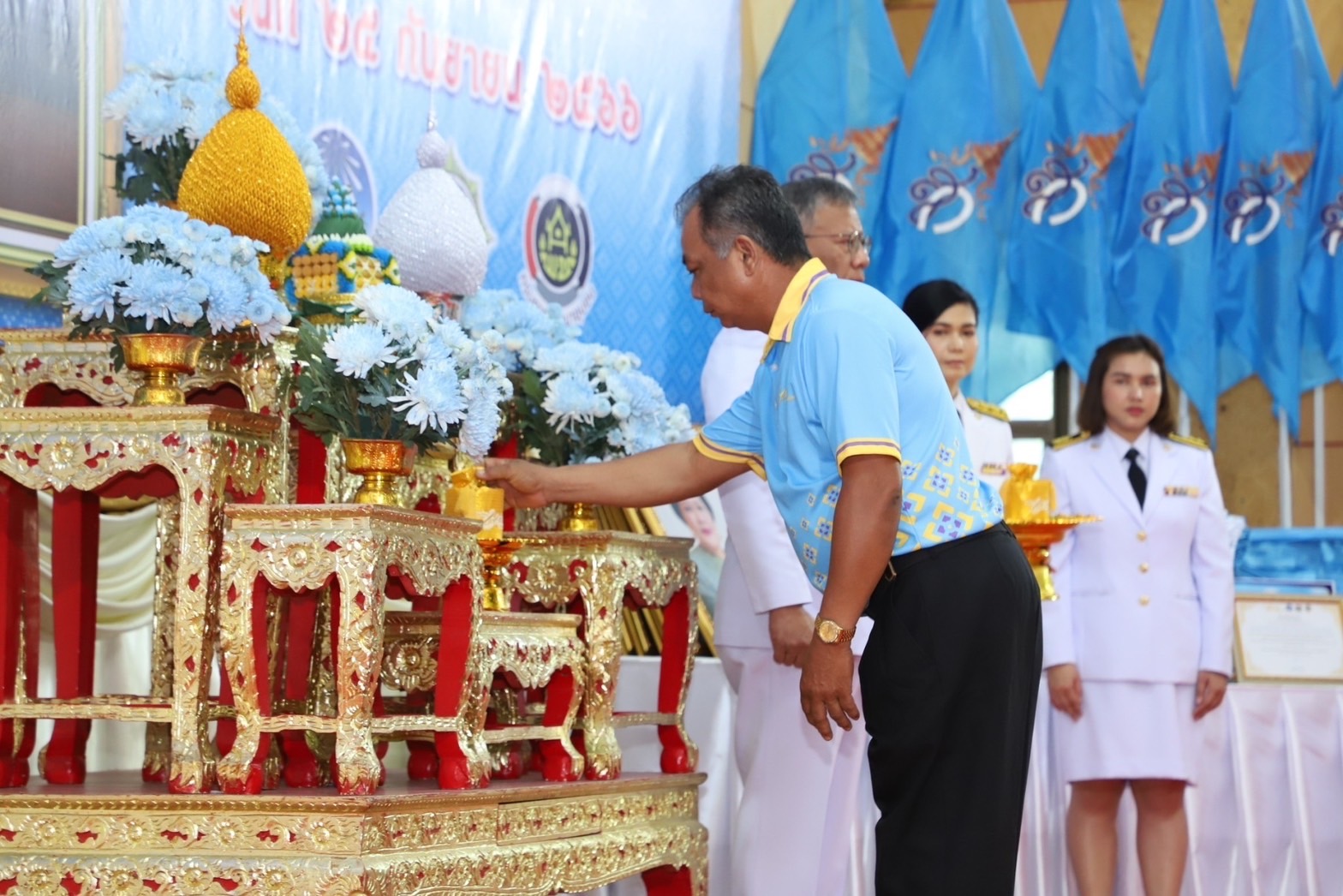 จังหวัดยโสธร จัดงานมหกรรมกองทุนแม่ของแผ่นดินจังหวัดยโสธร ประจำปี 2566 ภายใต้แนวคิด “รวมศรัทธา สืบสานพัฒนา ประชาร่มเย็น”