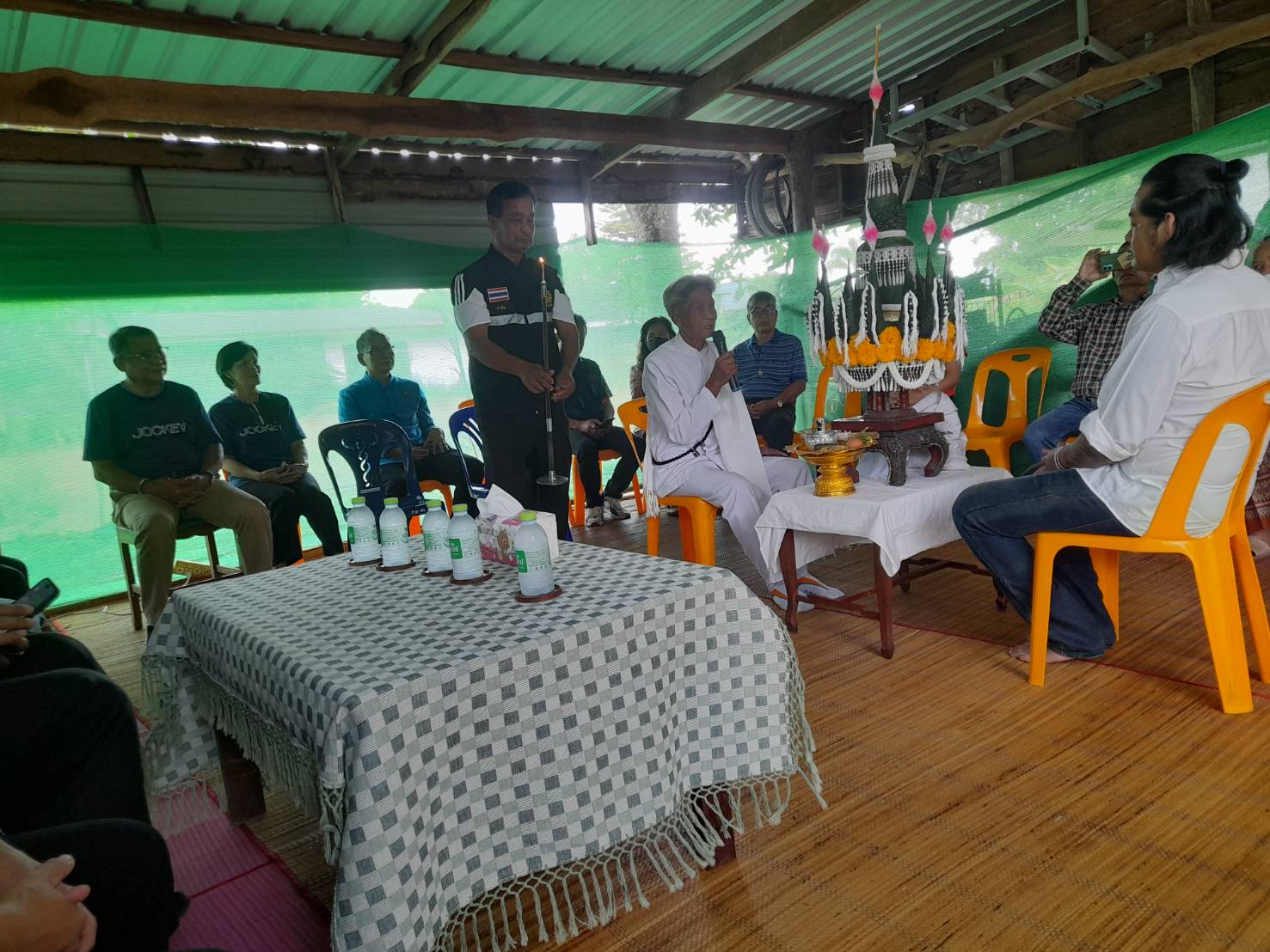 พช.ยโสธร ร่วมพิธีบายศรีสู่ขวัญต้อนรับกลุ่มเป้าหมายแรงงานไทยที่เดินทางจากอิสราเอล