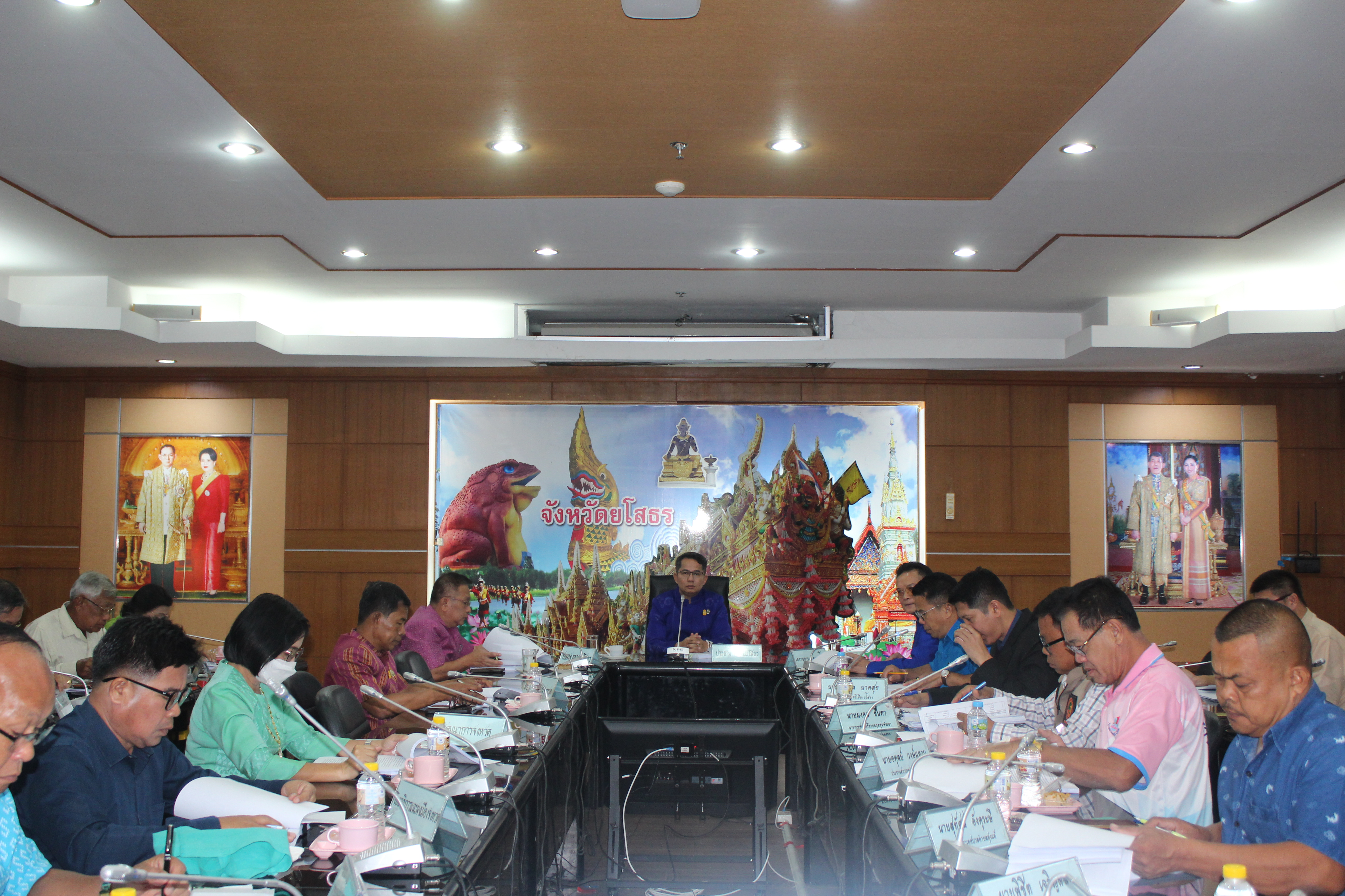 พช.ยโสธร ร่วมประชุมคณะกรรมการพนักงานเทศบาลจังหวัดยโสธร (กทจ.ยโสธร)